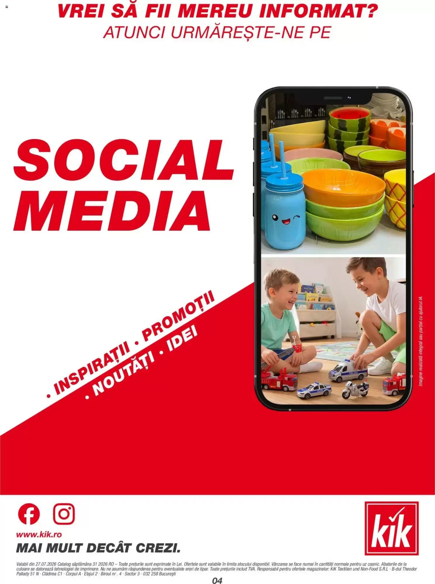 Catalogul cu oferte Kik valabil de la 27.07.2026 - Pagina 4.