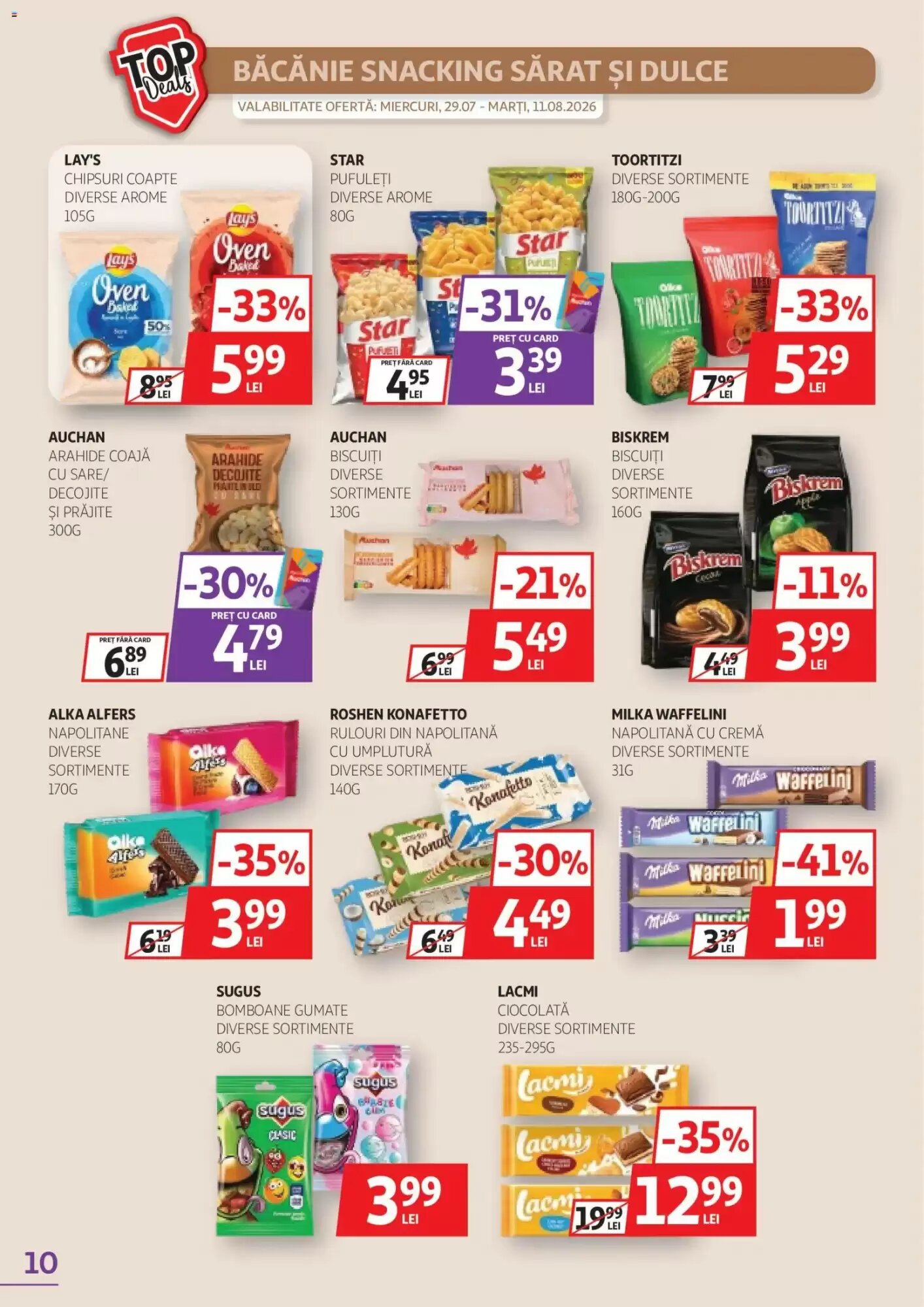 Catalogul cu oferte Auchan valabil de la 29.07.2026 - Pagina 10.