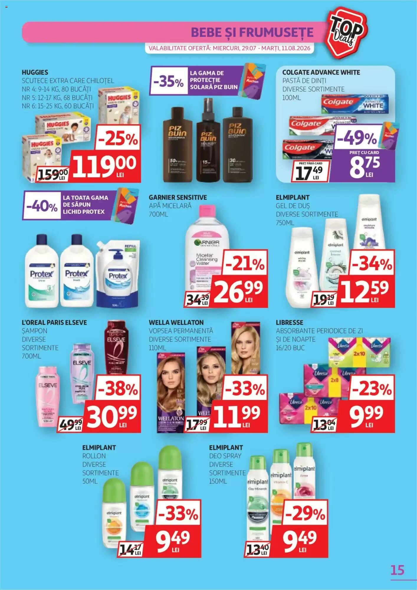Catalogul cu oferte Auchan valabil de la 29.07.2026 - Pagina 15.