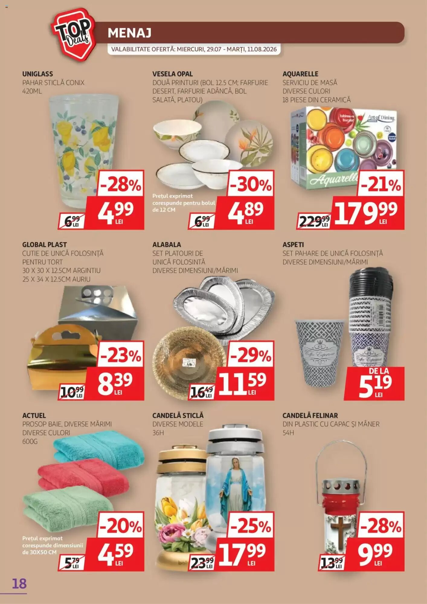 Catalogul cu oferte Auchan valabil de la 29.07.2026 - Pagina 18.