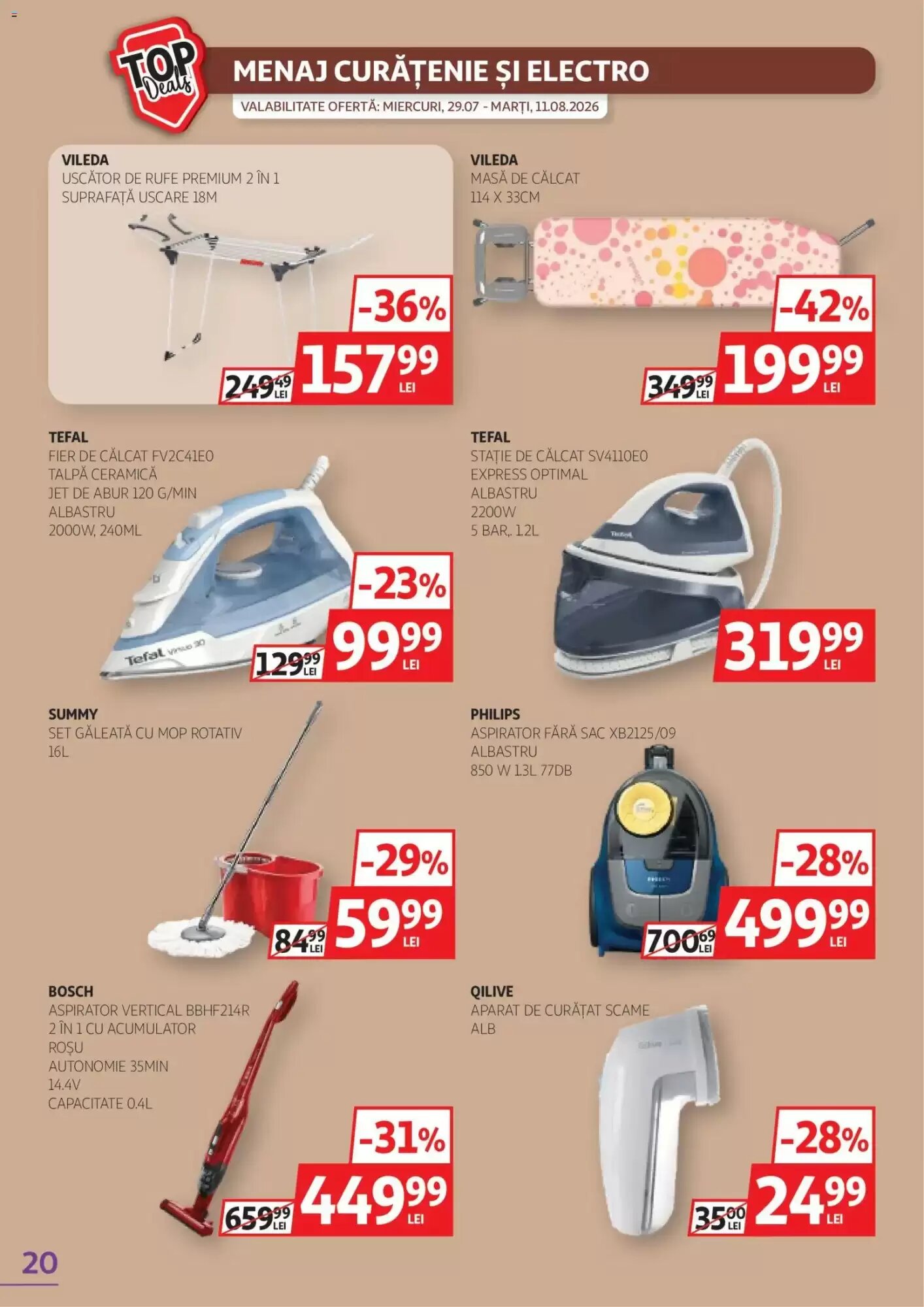 Catalogul cu oferte Auchan valabil de la 29.07.2026 - Pagina 20.