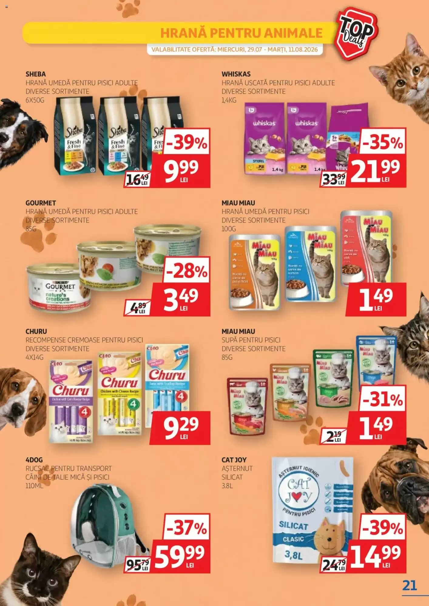 Catalogul cu oferte Auchan valabil de la 29.07.2026 - Pagina 21.