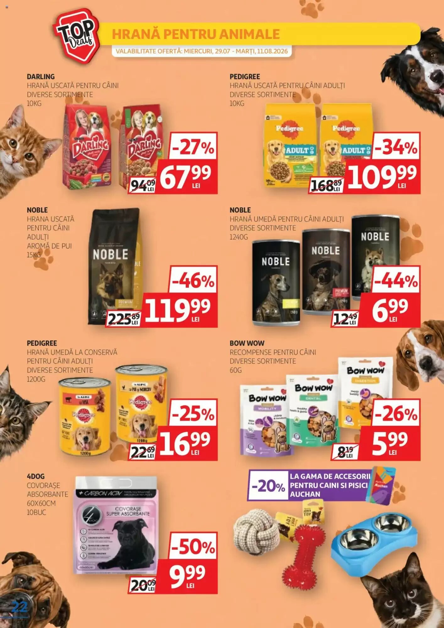 Catalogul cu oferte Auchan valabil de la 29.07.2026 - Pagina 22.