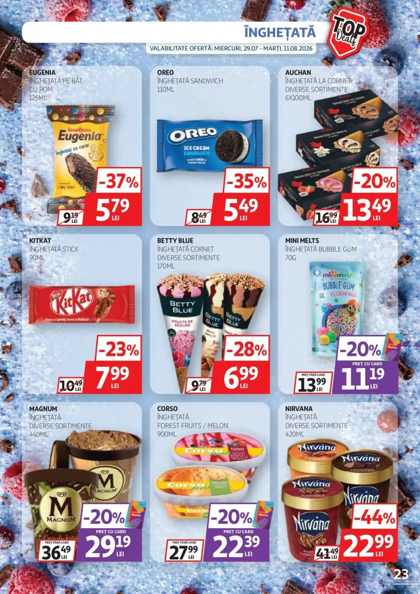 Catalogul cu oferte Auchan valabil de la 29.07.2026 - Pagina 23.