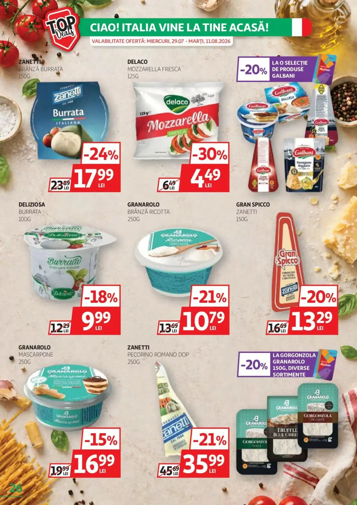 Catalogul cu oferte Auchan valabil de la 29.07.2026 - Pagina 26.