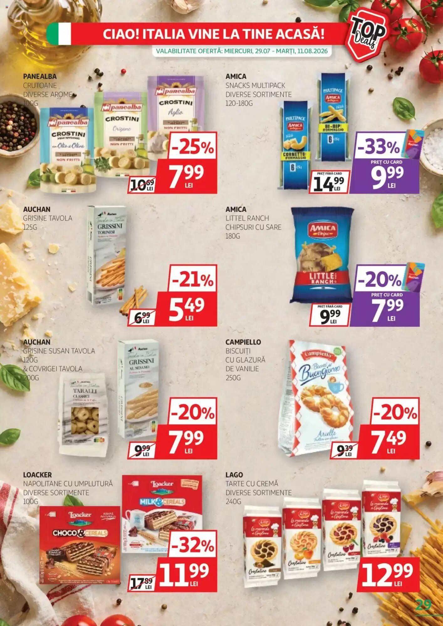 Catalogul cu oferte Auchan valabil de la 29.07.2026 - Pagina 29.