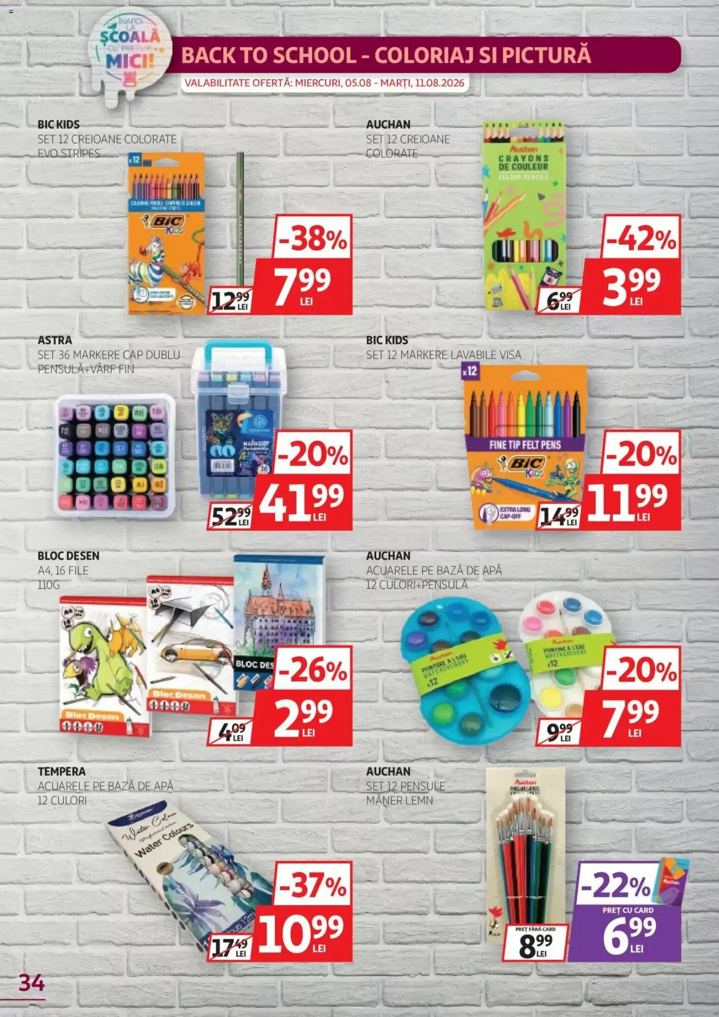 Catalogul cu oferte Auchan valabil de la 29.07.2026 - Pagina 34.