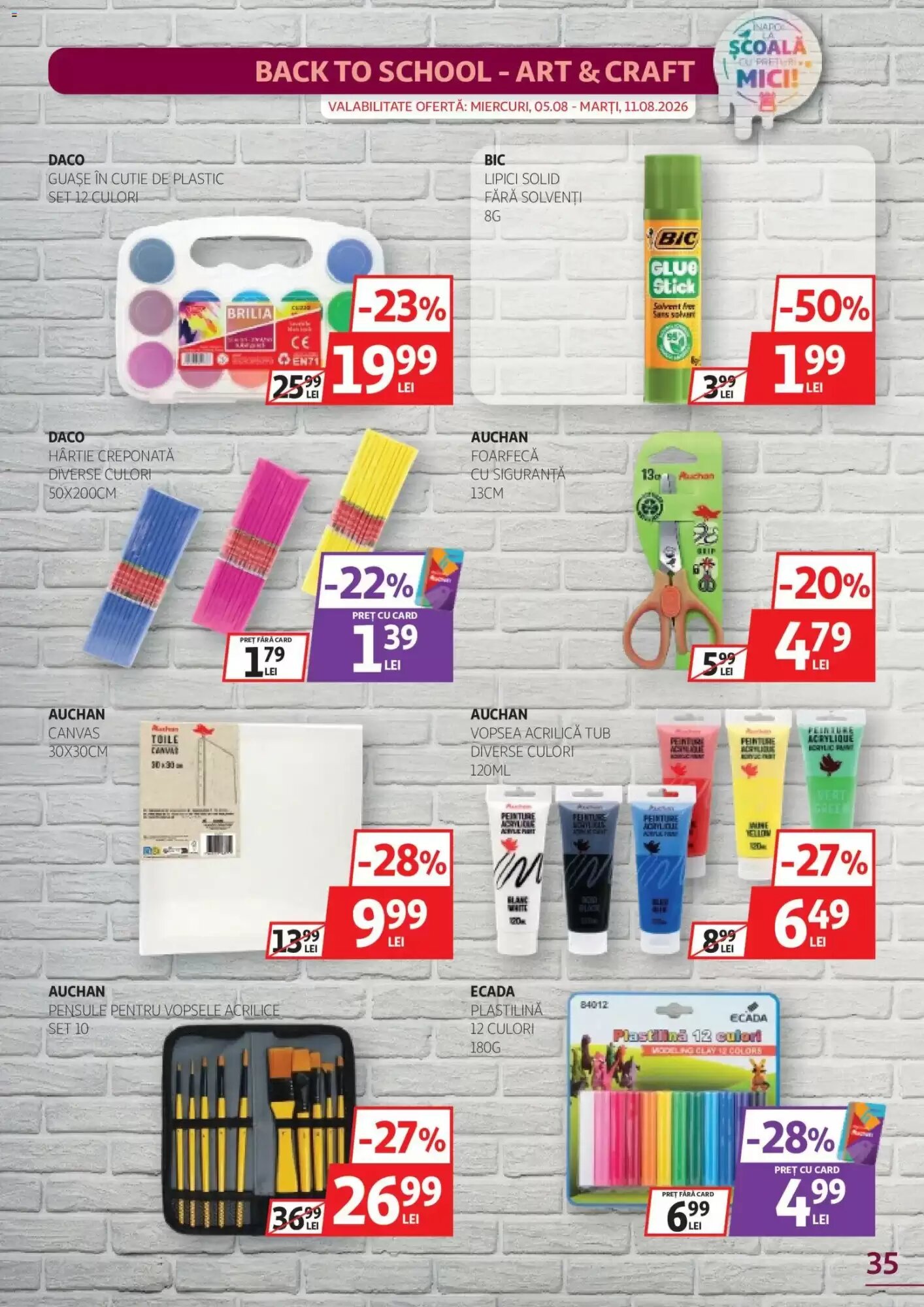 Catalogul cu oferte Auchan valabil de la 29.07.2026 - Pagina 35.