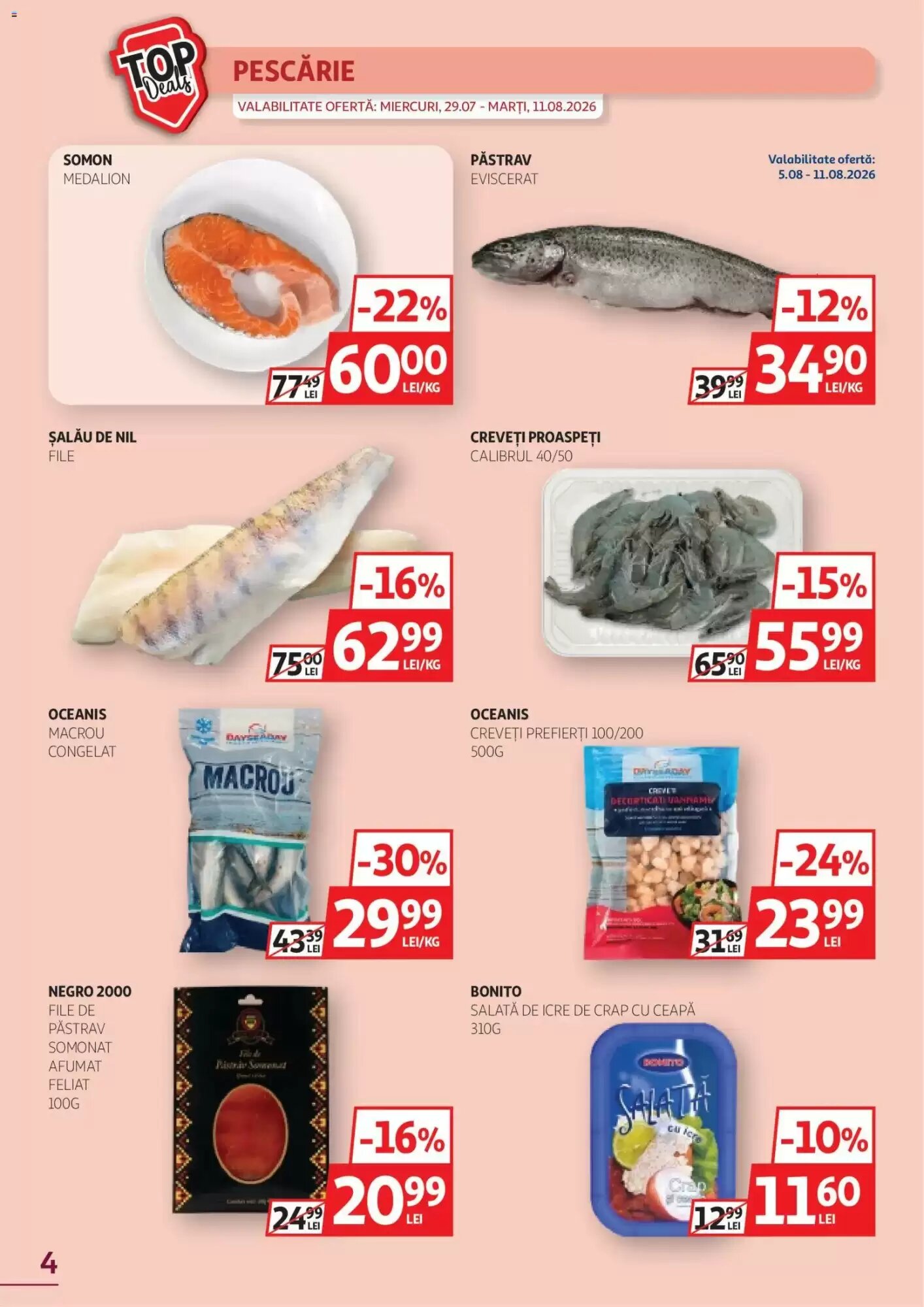 Catalogul cu oferte Auchan valabil de la 29.07.2026 - Pagina 4.