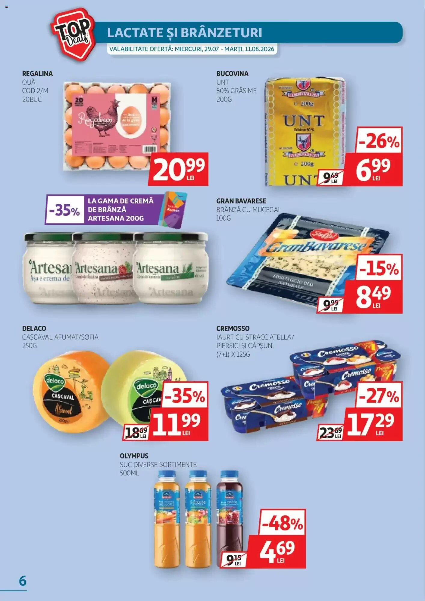 Catalogul cu oferte Auchan valabil de la 29.07.2026 - Pagina 6.