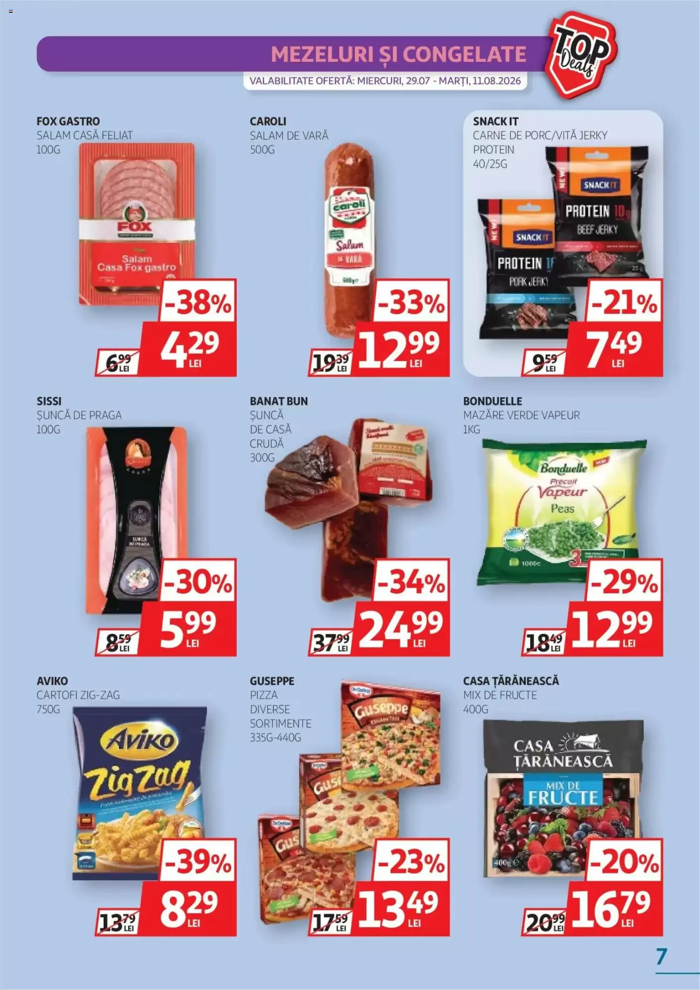 Catalogul cu oferte Auchan valabil de la 29.07.2026 - Pagina 7.