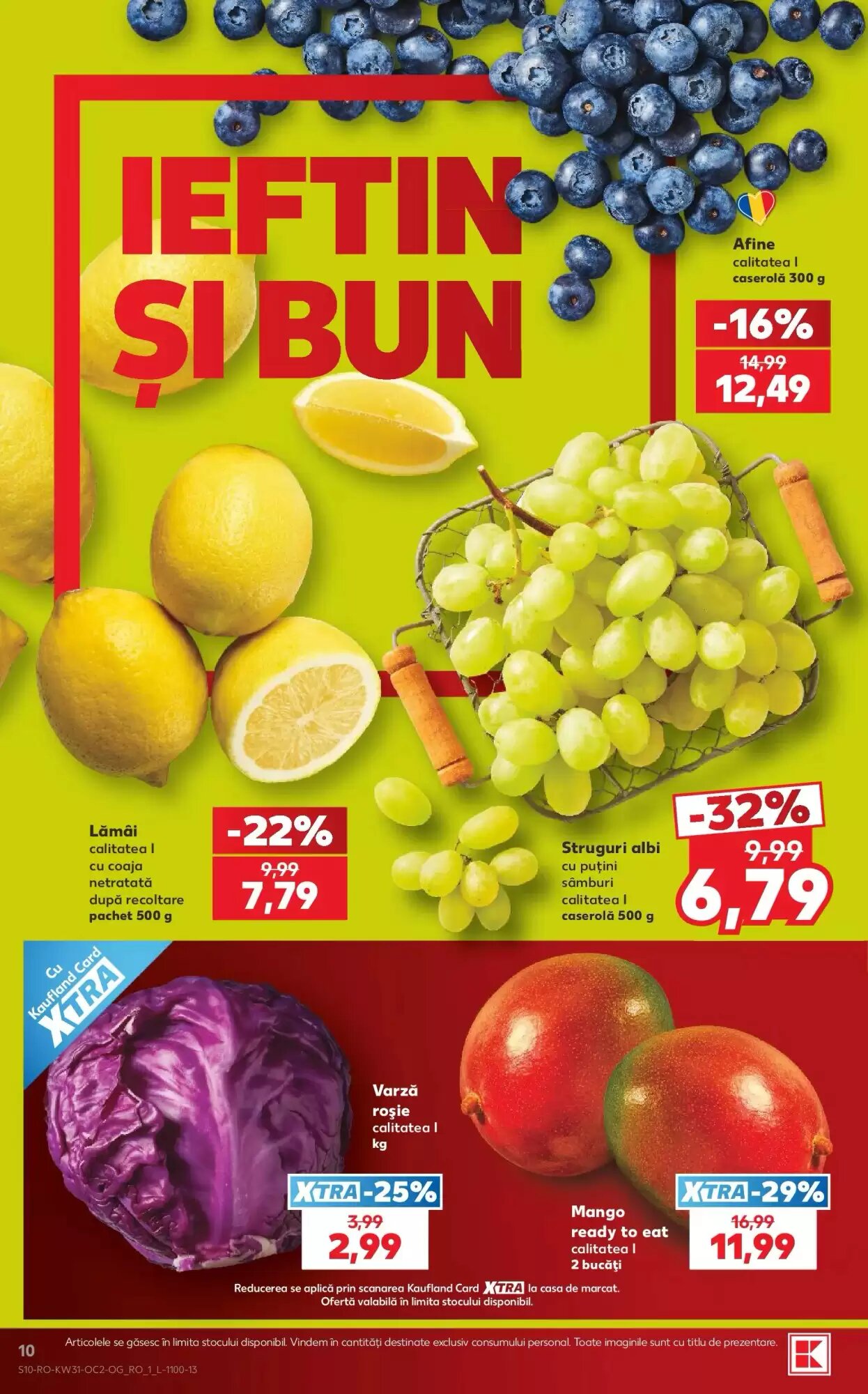 Catalogul cu oferte Kaufland valabil de la 29.07.2026 - Pagina 10.