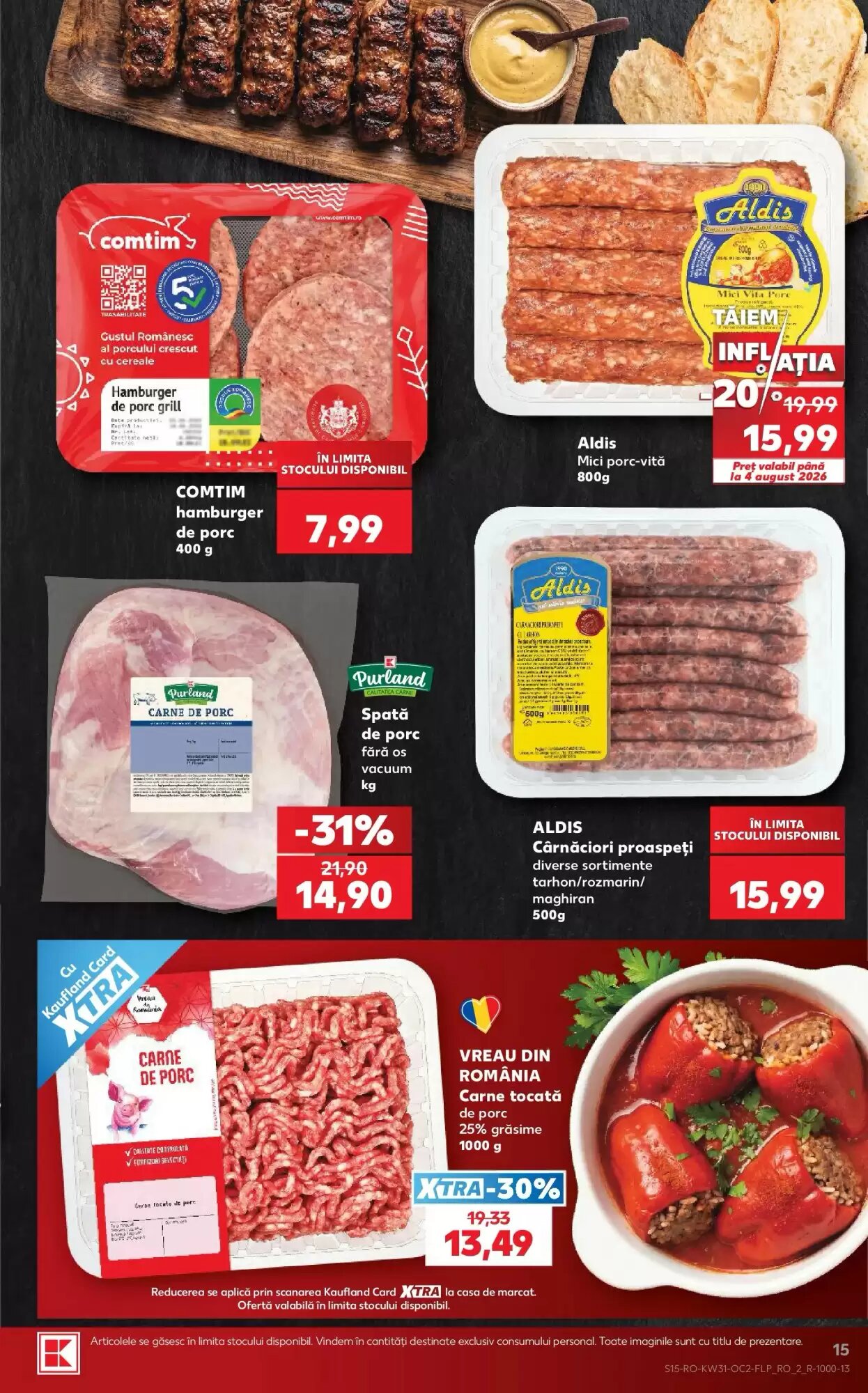 Catalogul cu oferte Kaufland valabil de la 29.07.2026 - Pagina 15.