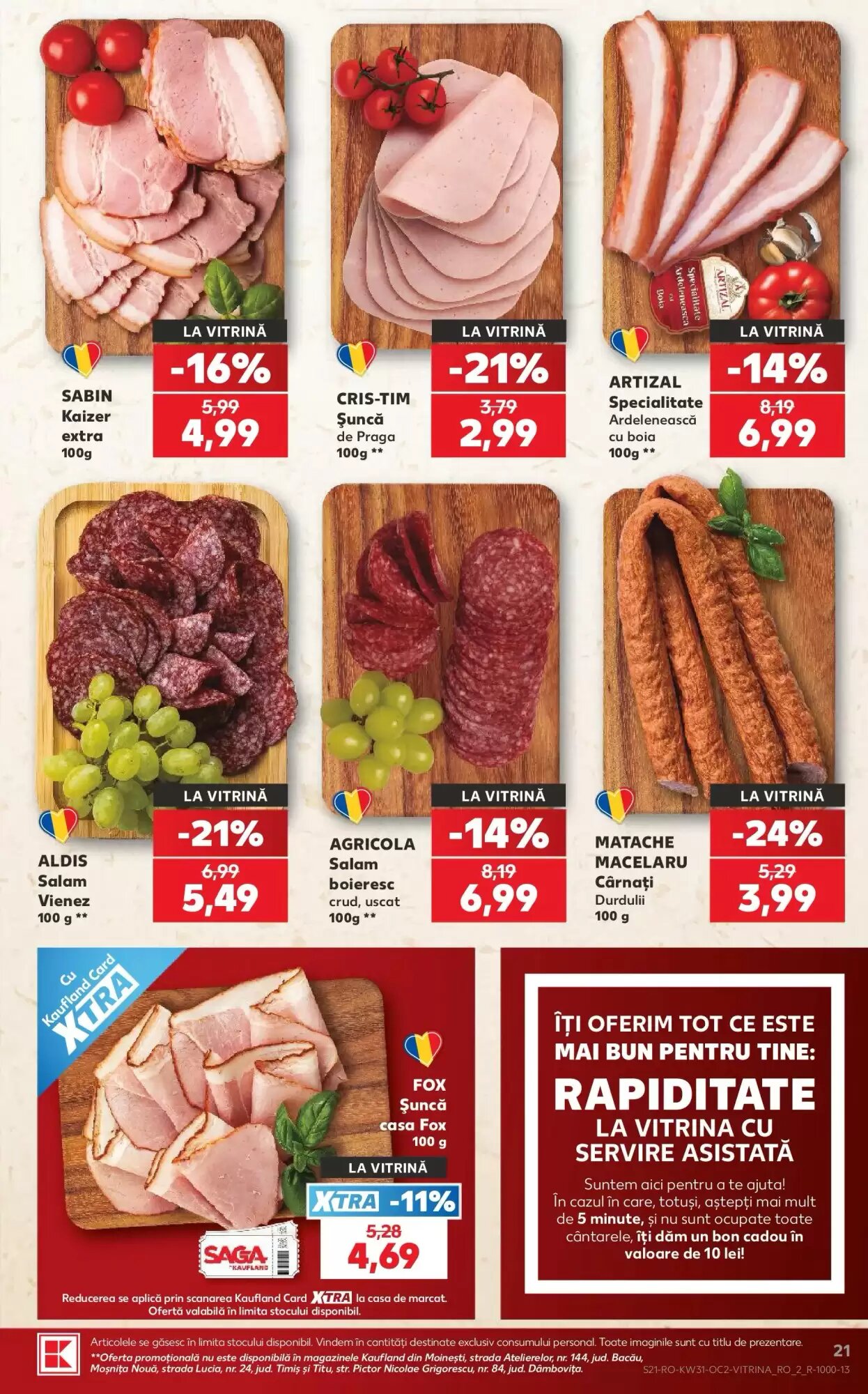 Catalogul cu oferte Kaufland valabil de la 29.07.2026 - Pagina 21.