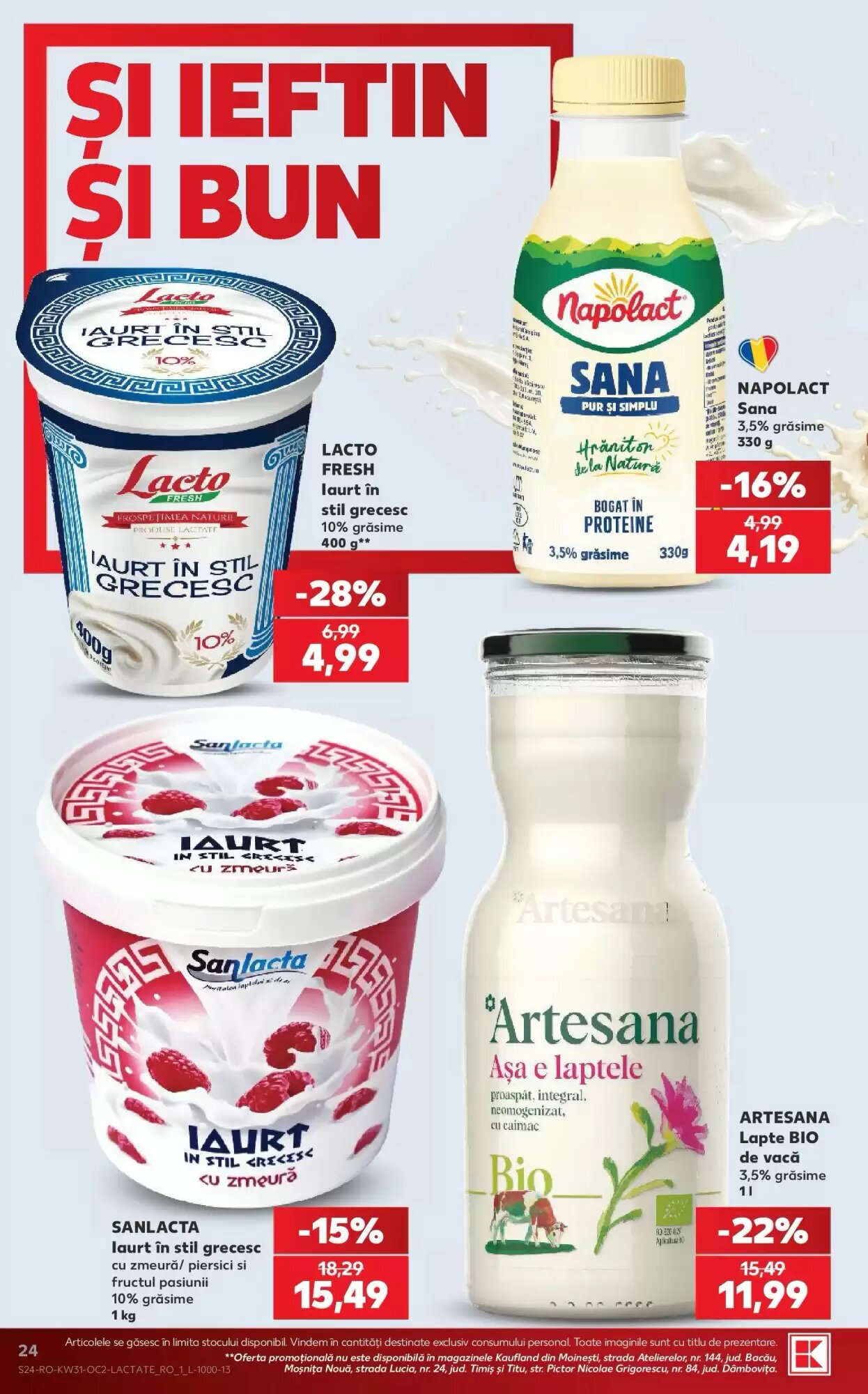 Catalogul cu oferte Kaufland valabil de la 29.07.2026 - Pagina 24.