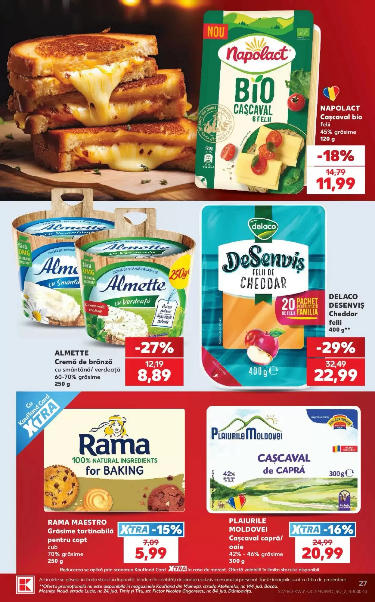 Catalogul cu oferte Kaufland valabil de la 29.07.2026 - Pagina 27.