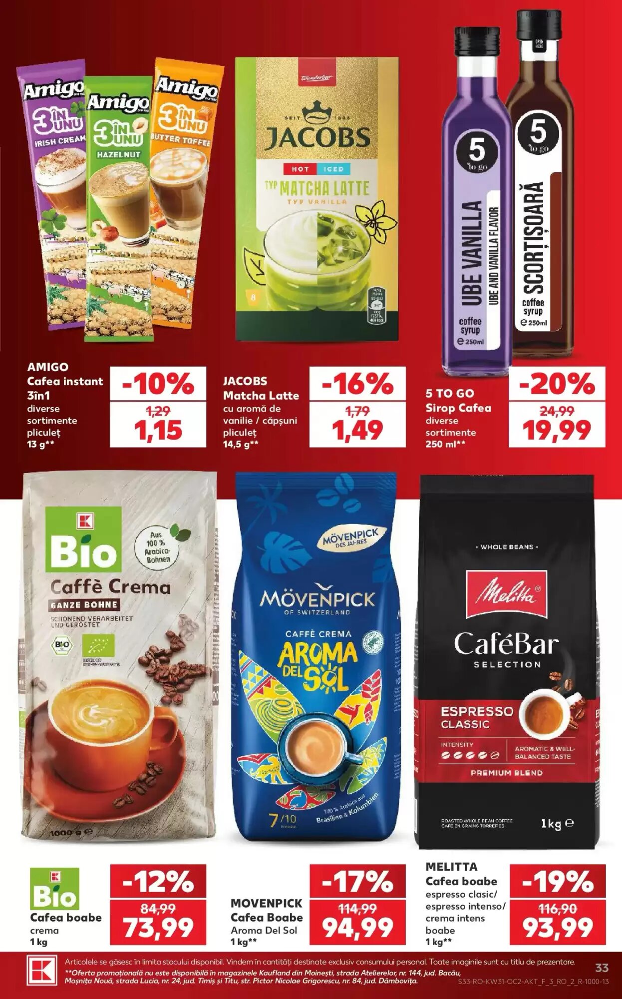 Catalogul cu oferte Kaufland valabil de la 29.07.2026 - Pagina 33.