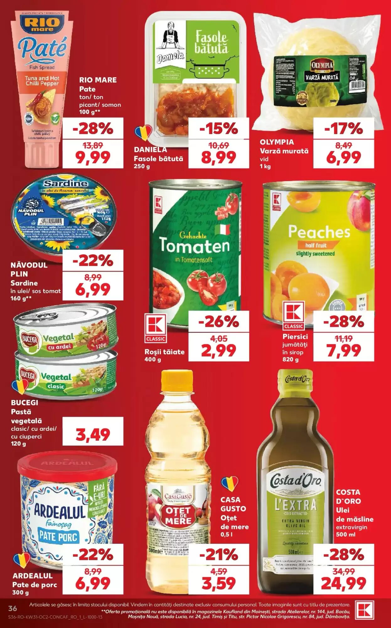 Catalogul cu oferte Kaufland valabil de la 29.07.2026 - Pagina 36.