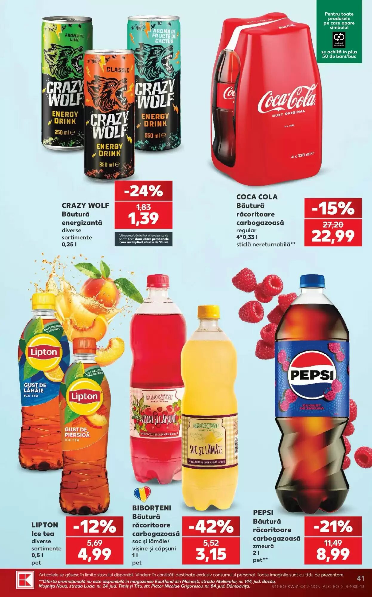 Catalogul cu oferte Kaufland valabil de la 29.07.2026 - Pagina 41.