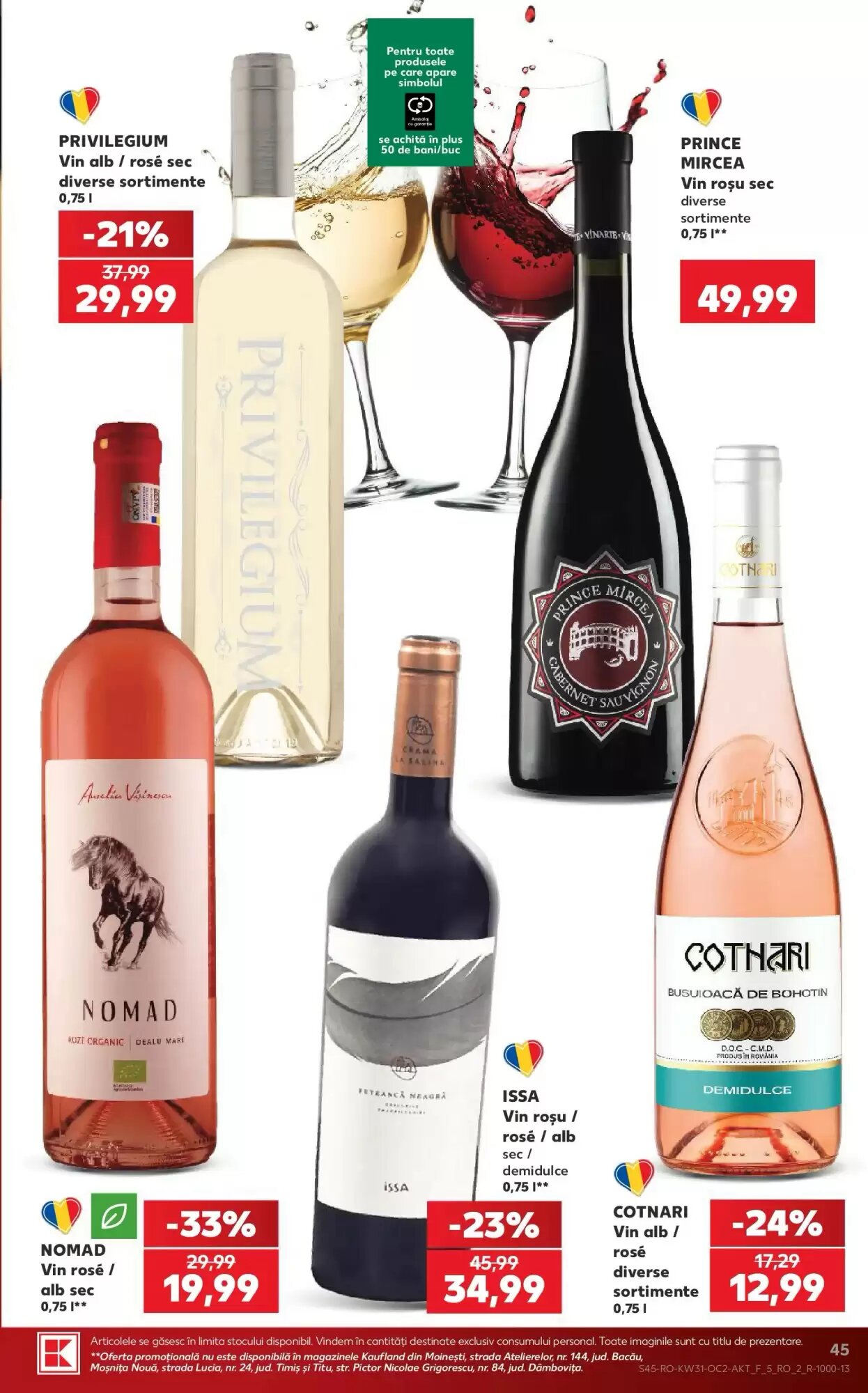 Catalogul cu oferte Kaufland valabil de la 29.07.2026 - Pagina 45.