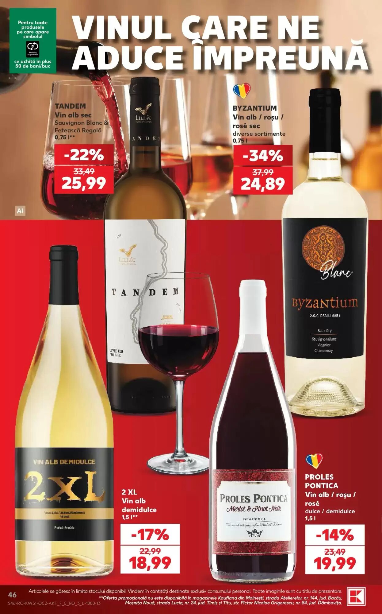 Catalogul cu oferte Kaufland valabil de la 29.07.2026 - Pagina 46.