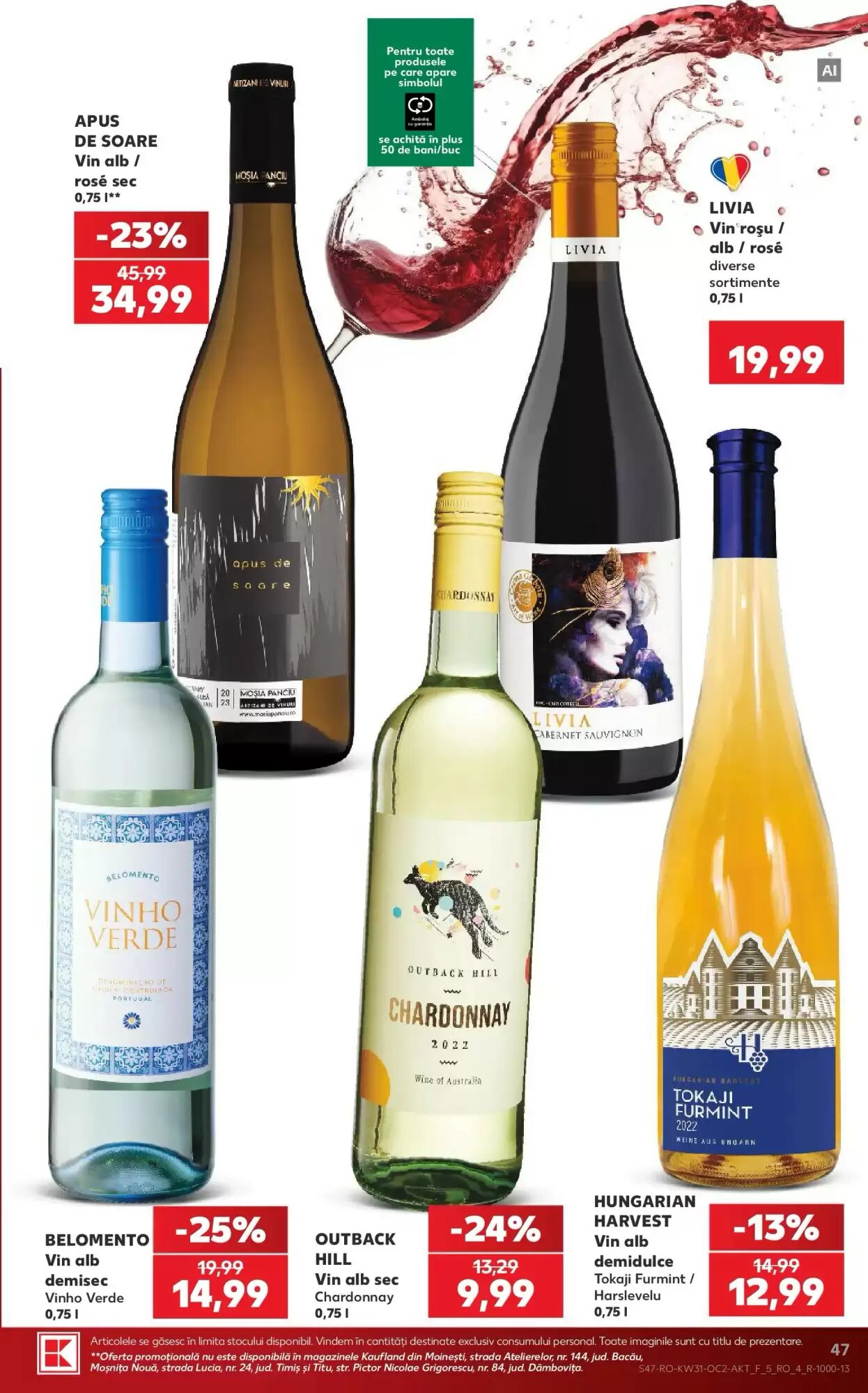 Catalogul cu oferte Kaufland valabil de la 29.07.2026 - Pagina 47.