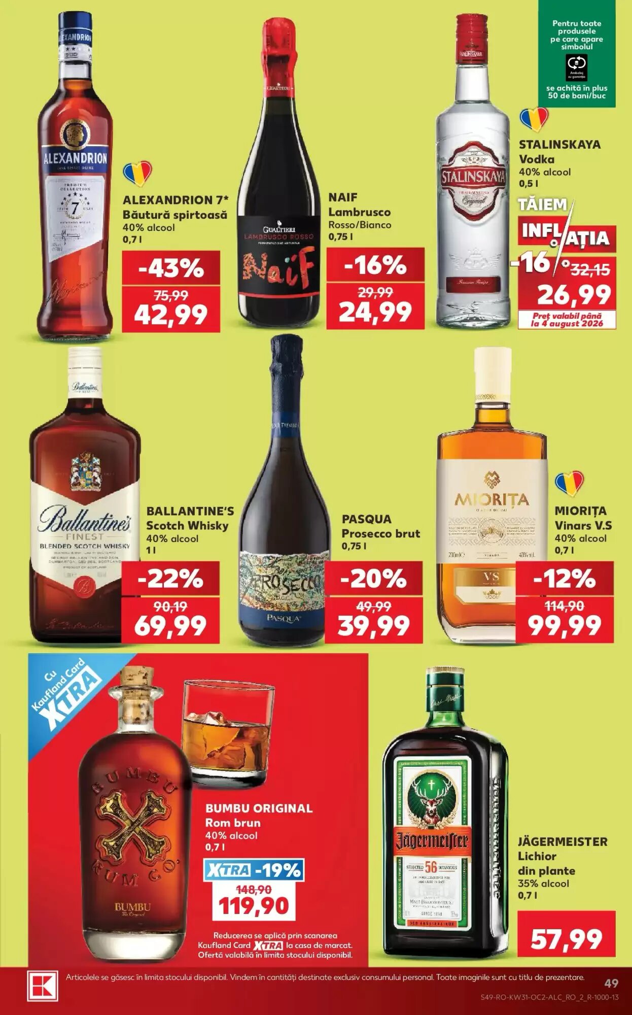Catalogul cu oferte Kaufland valabil de la 29.07.2026 - Pagina 49.