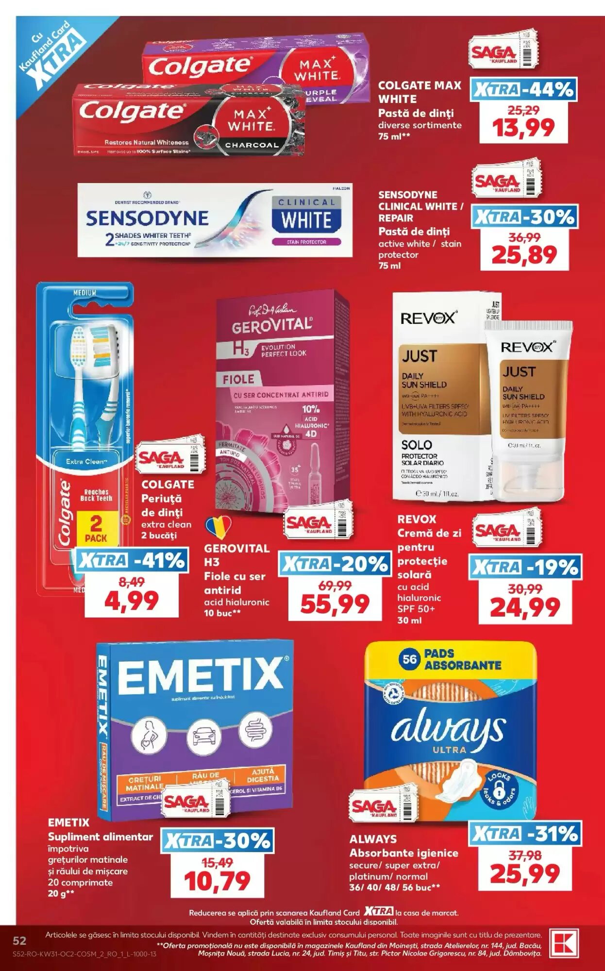 Catalogul cu oferte Kaufland valabil de la 29.07.2026 - Pagina 52.