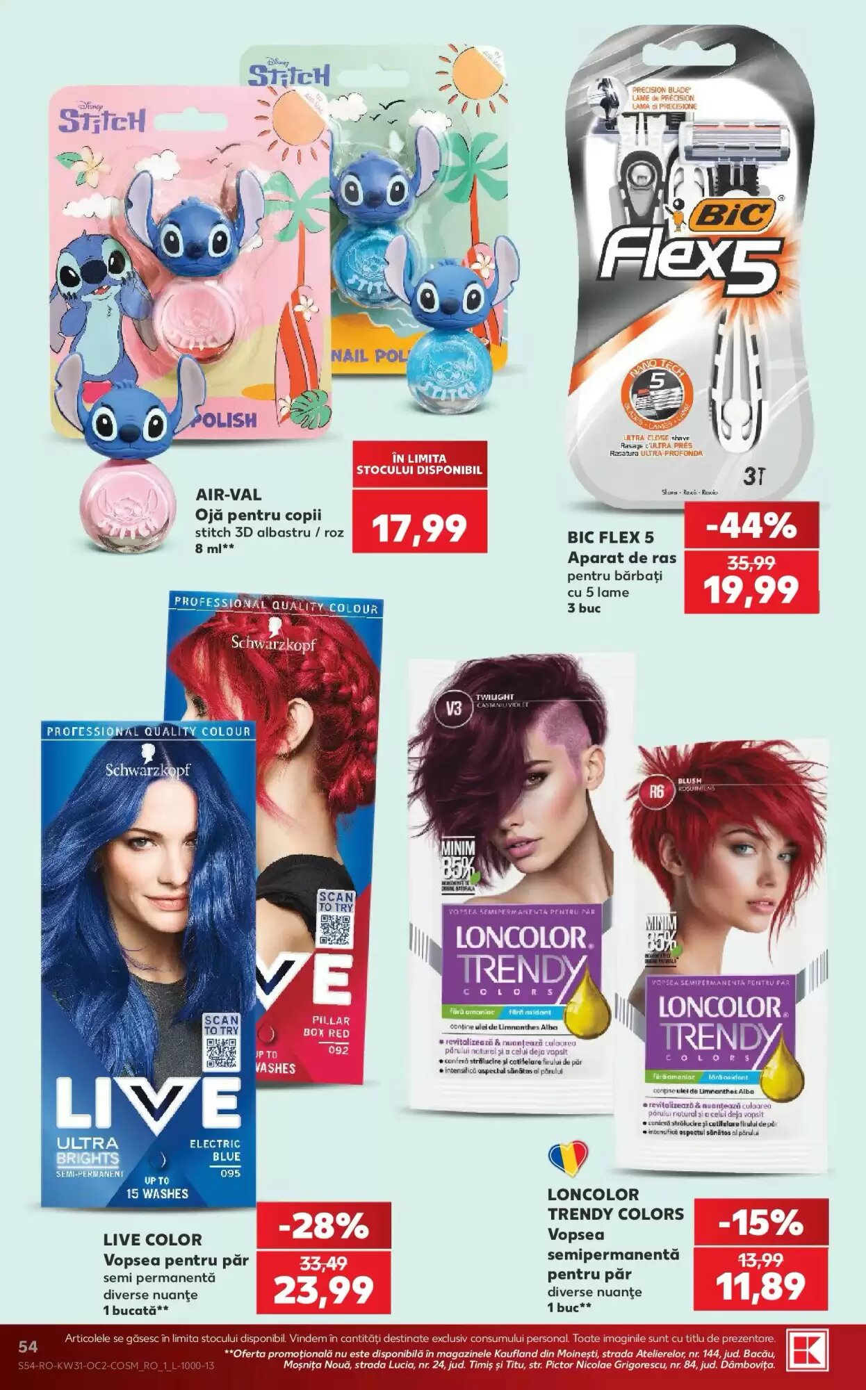 Catalogul cu oferte Kaufland valabil de la 29.07.2026 - Pagina 54.