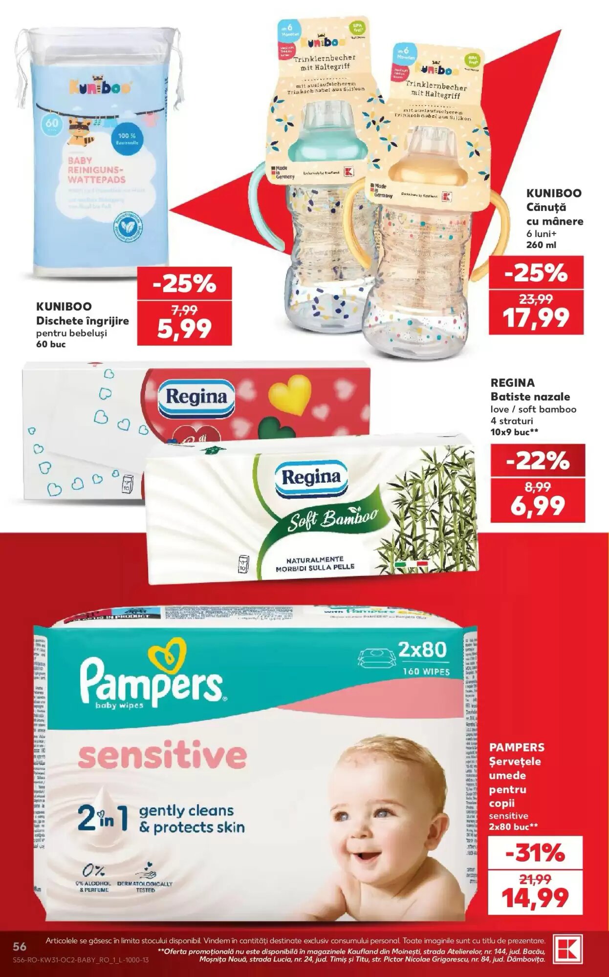 Catalogul cu oferte Kaufland valabil de la 29.07.2026 - Pagina 56.