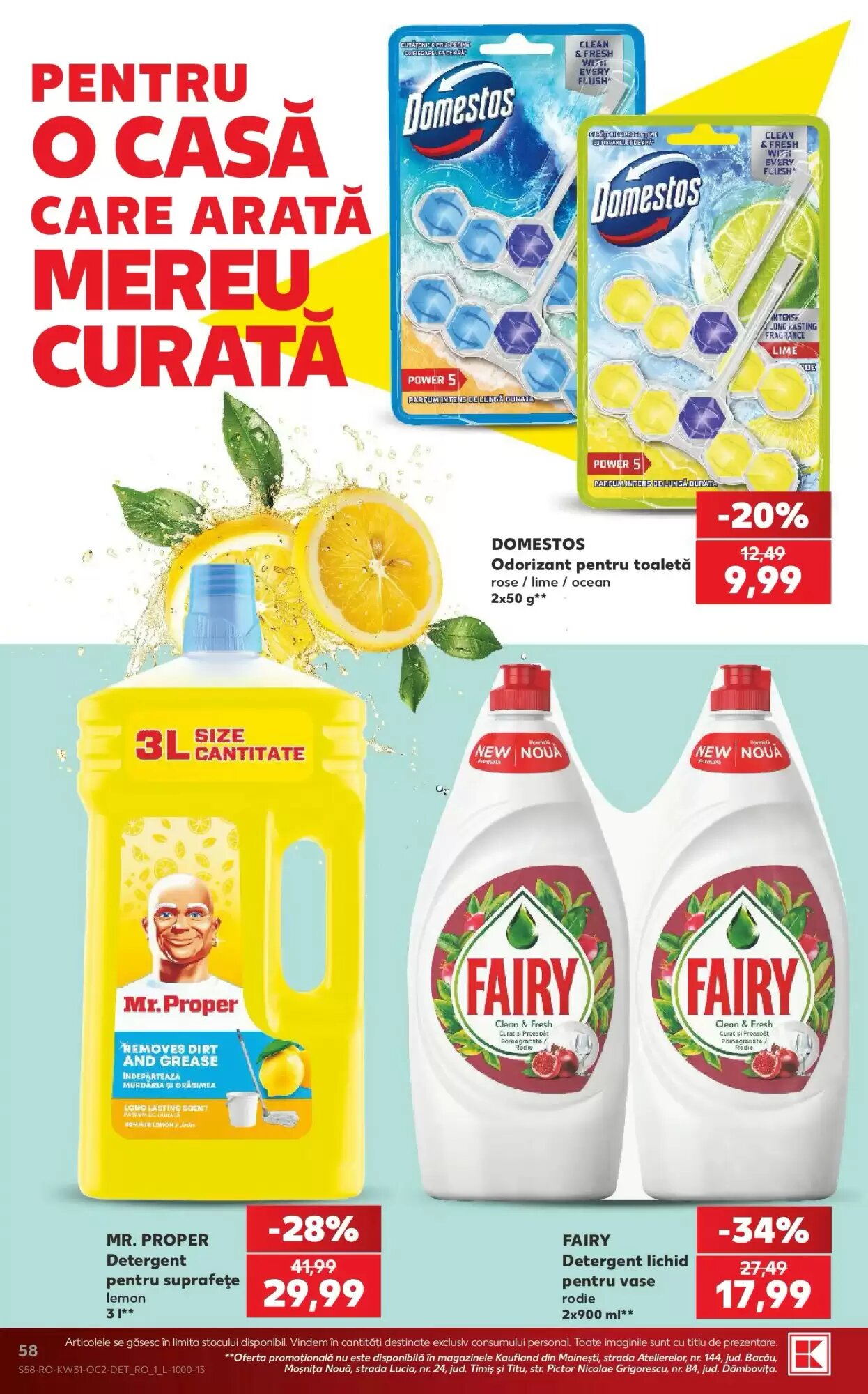 Catalogul cu oferte Kaufland valabil de la 29.07.2026 - Pagina 58.