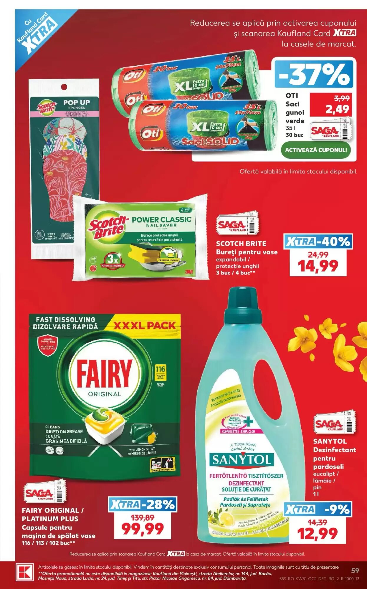 Catalogul cu oferte Kaufland valabil de la 29.07.2026 - Pagina 59.