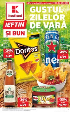 Catalogul cu oferte Kaufland valabil de la 29.07.2026