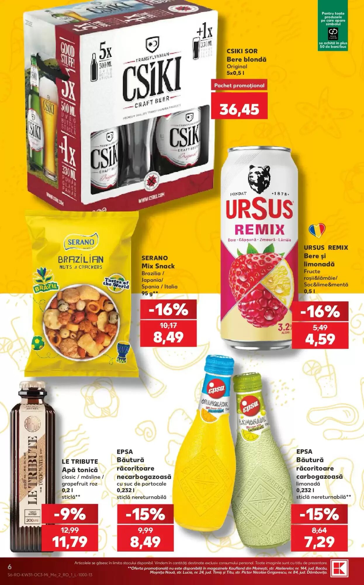 Catalogul cu oferte Kaufland valabil de la 29.07.2026 - Pagina 6.