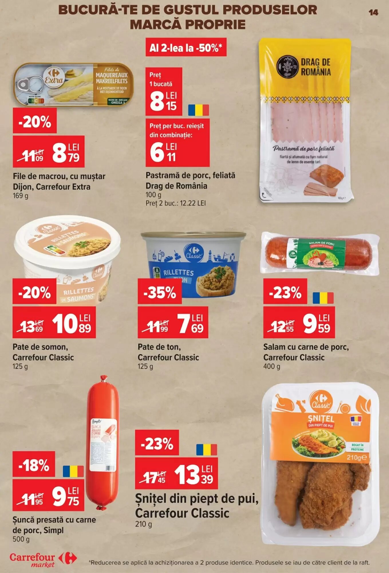 Catalogul cu oferte Carrefour Market valabil de la 29.07.2026 - Pagina 14.