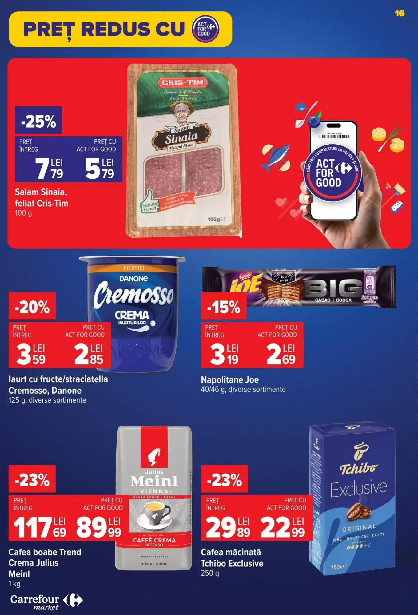 Catalogul cu oferte Carrefour Market valabil de la 29.07.2026 - Pagina 16.