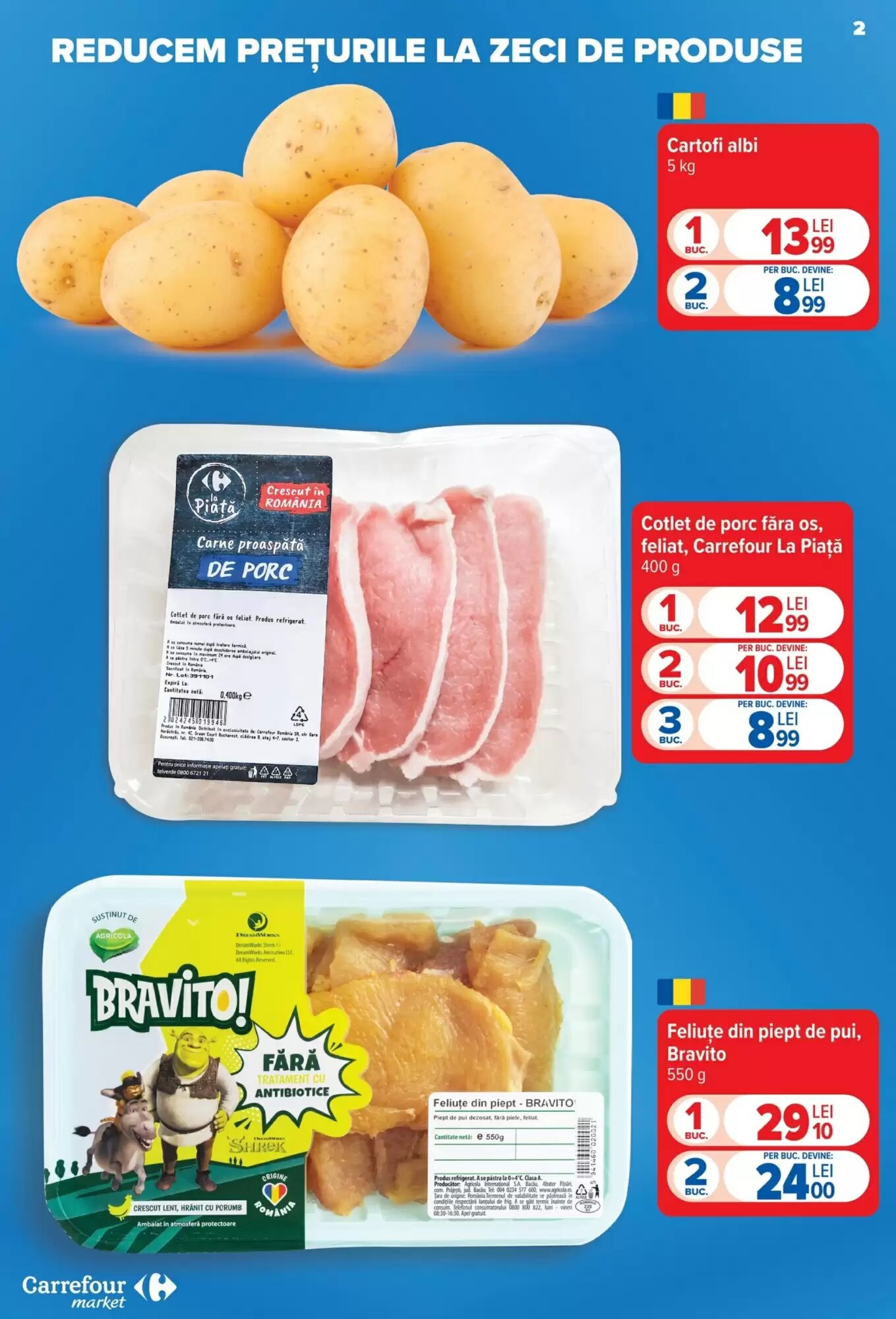 Catalogul cu oferte Carrefour Market valabil de la 29.07.2026 - Pagina 2.