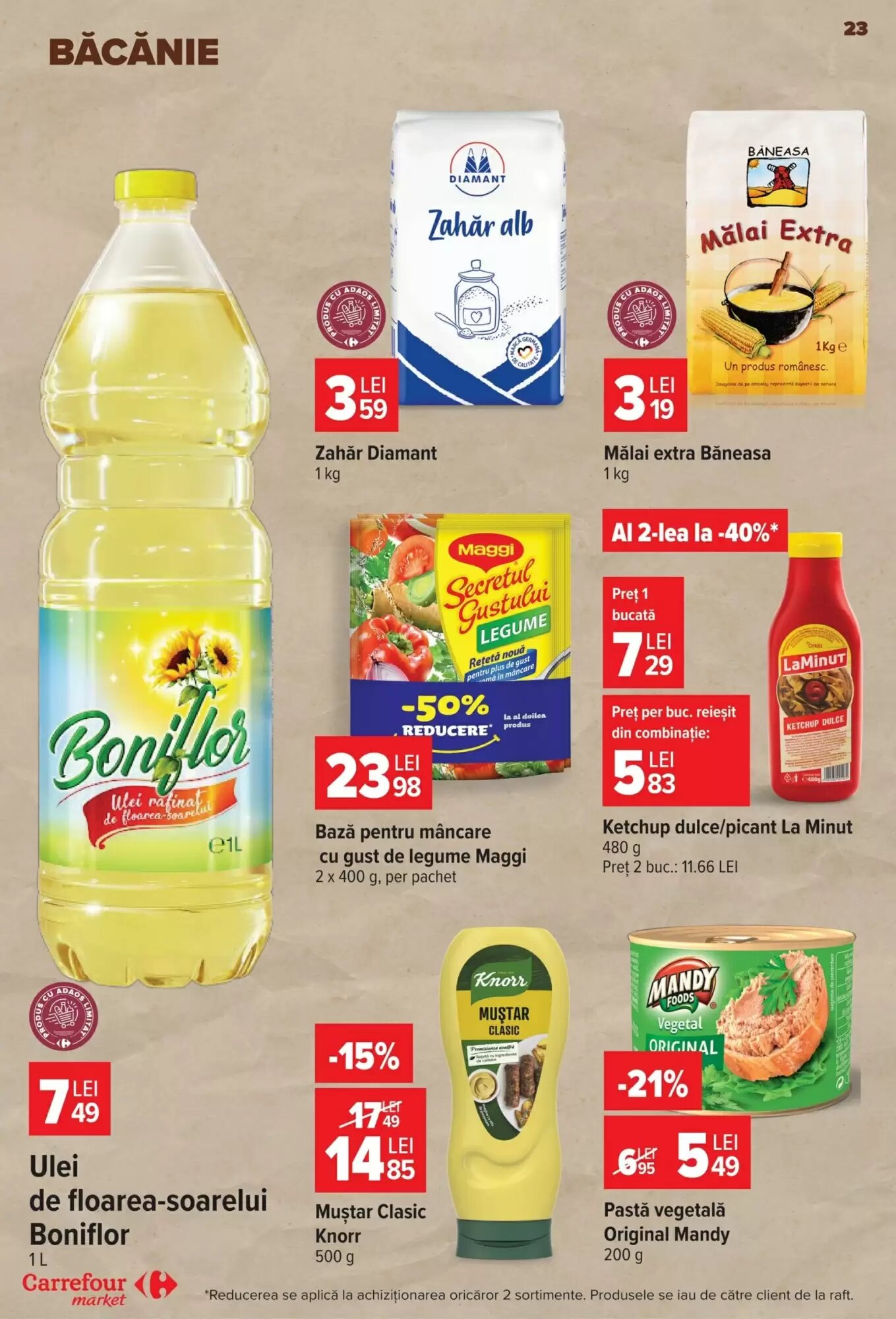 Catalogul cu oferte Carrefour Market valabil de la 29.07.2026 - Pagina 23.