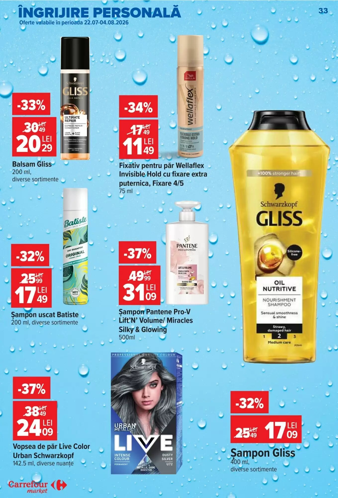 Catalogul cu oferte Carrefour Market valabil de la 29.07.2026 - Pagina 33.