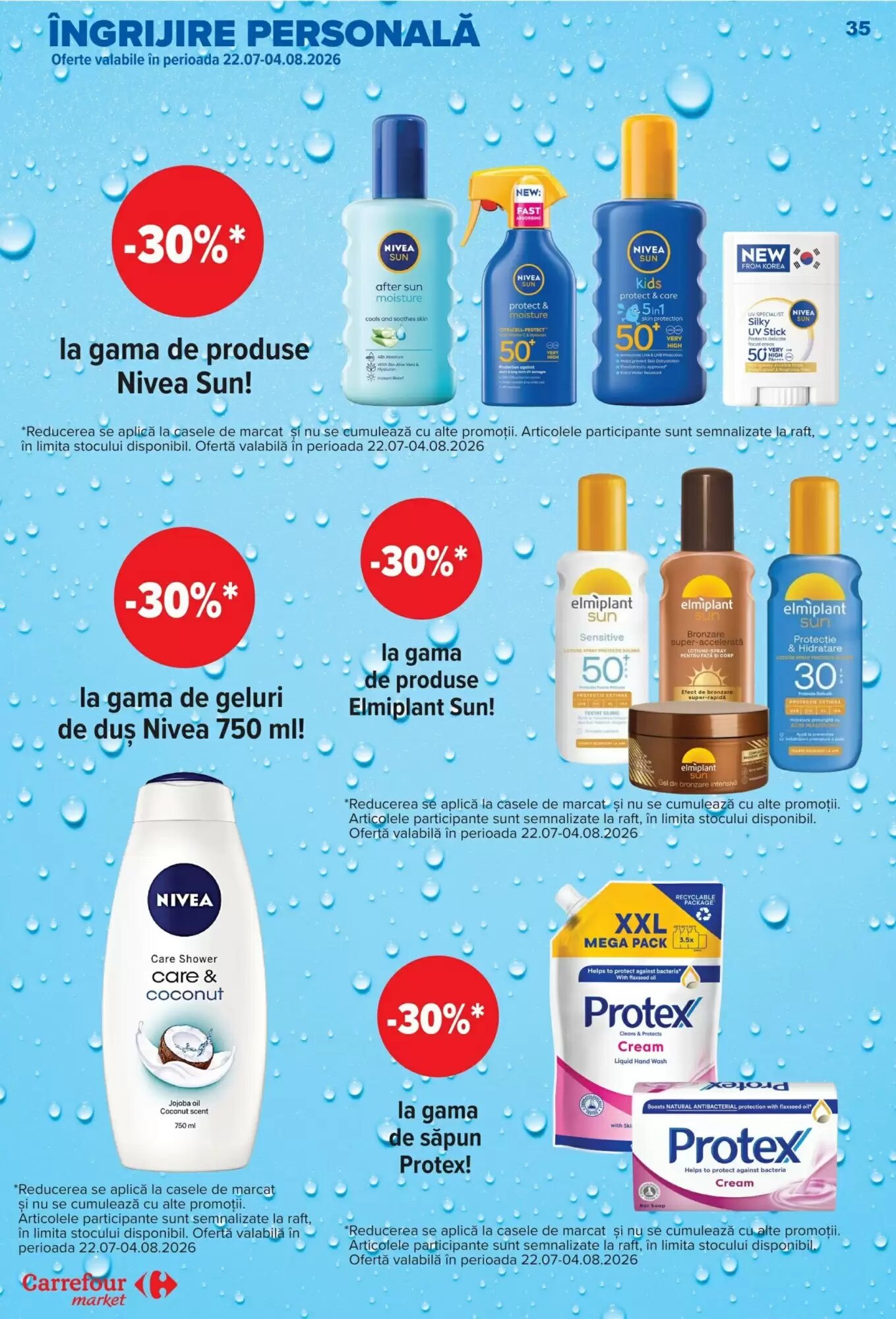 Catalogul cu oferte Carrefour Market valabil de la 29.07.2026 - Pagina 35.