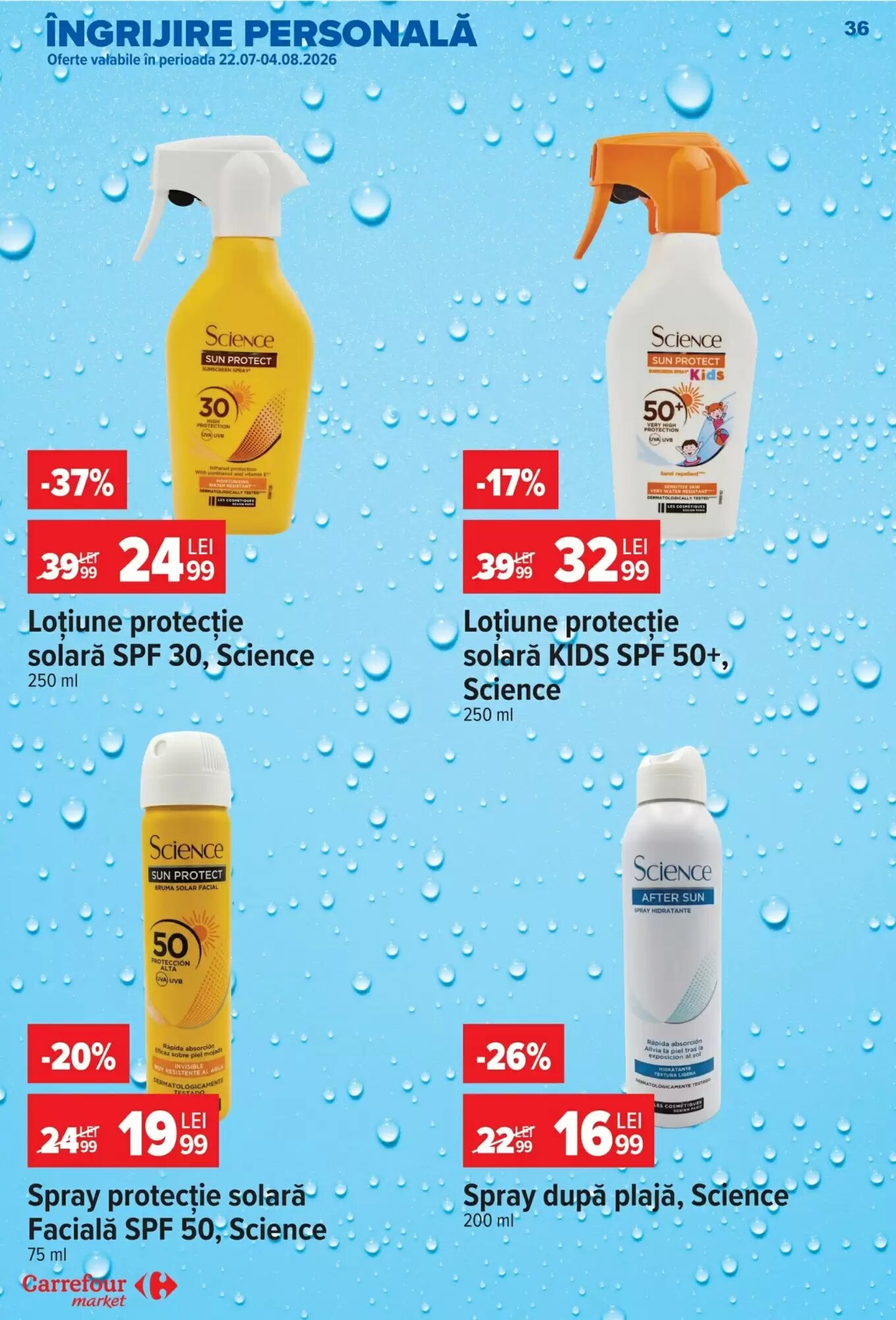 Catalogul cu oferte Carrefour Market valabil de la 29.07.2026 - Pagina 36.