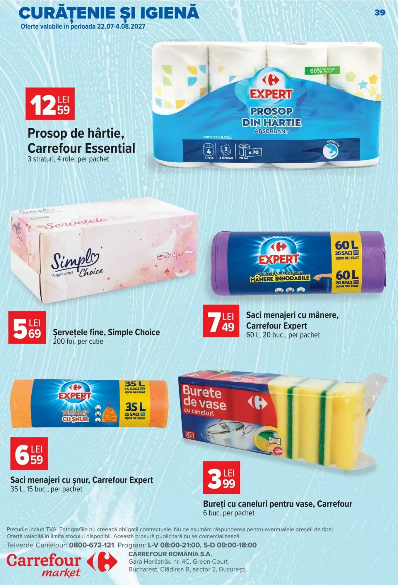 Catalogul cu oferte Carrefour Market valabil de la 29.07.2026 - Pagina 39.