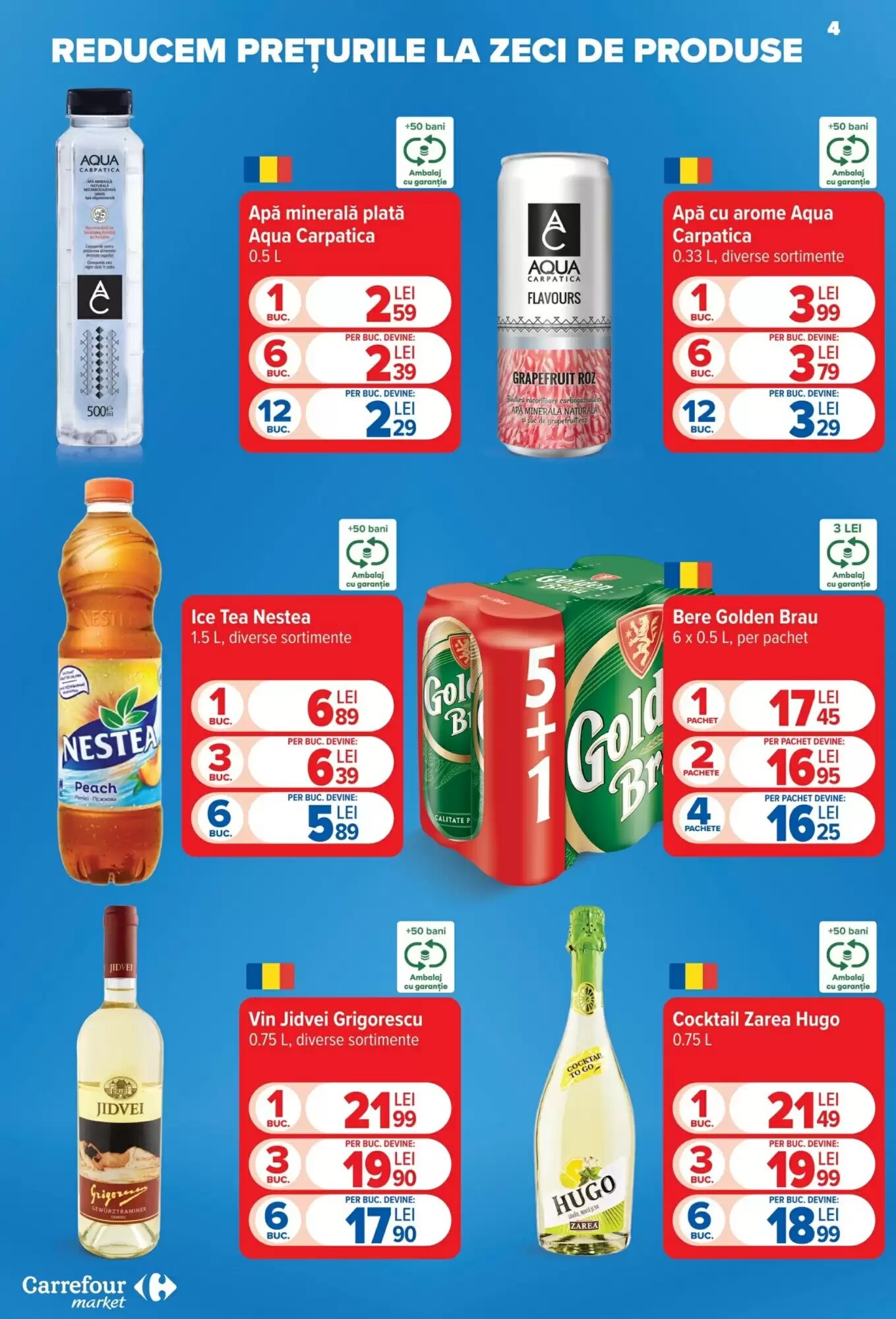 Catalogul cu oferte Carrefour Market valabil de la 29.07.2026 - Pagina 4.