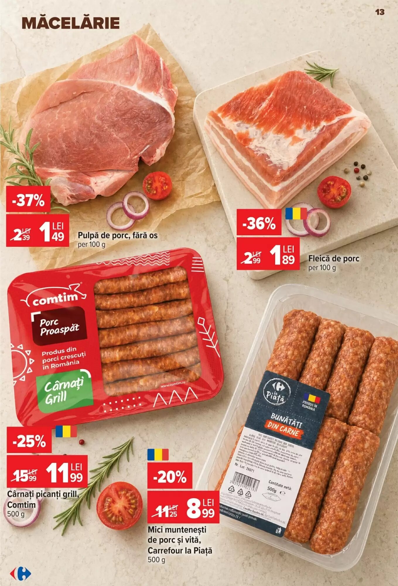 Catalogul cu oferte Carrefour valabil de la 29.07.2026 - Pagina 13.