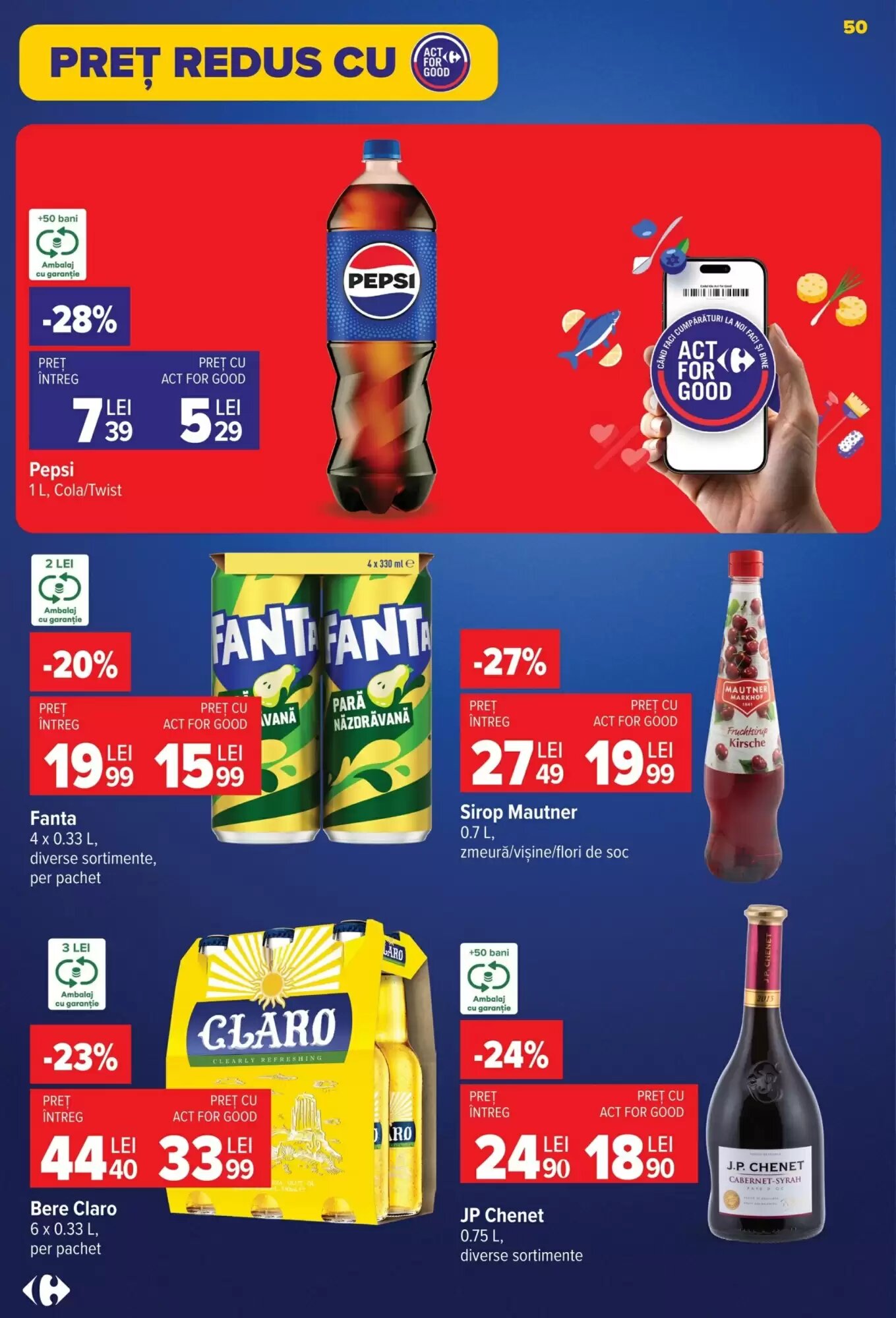 Catalogul cu oferte Carrefour valabil de la 29.07.2026 - Pagina 50.
