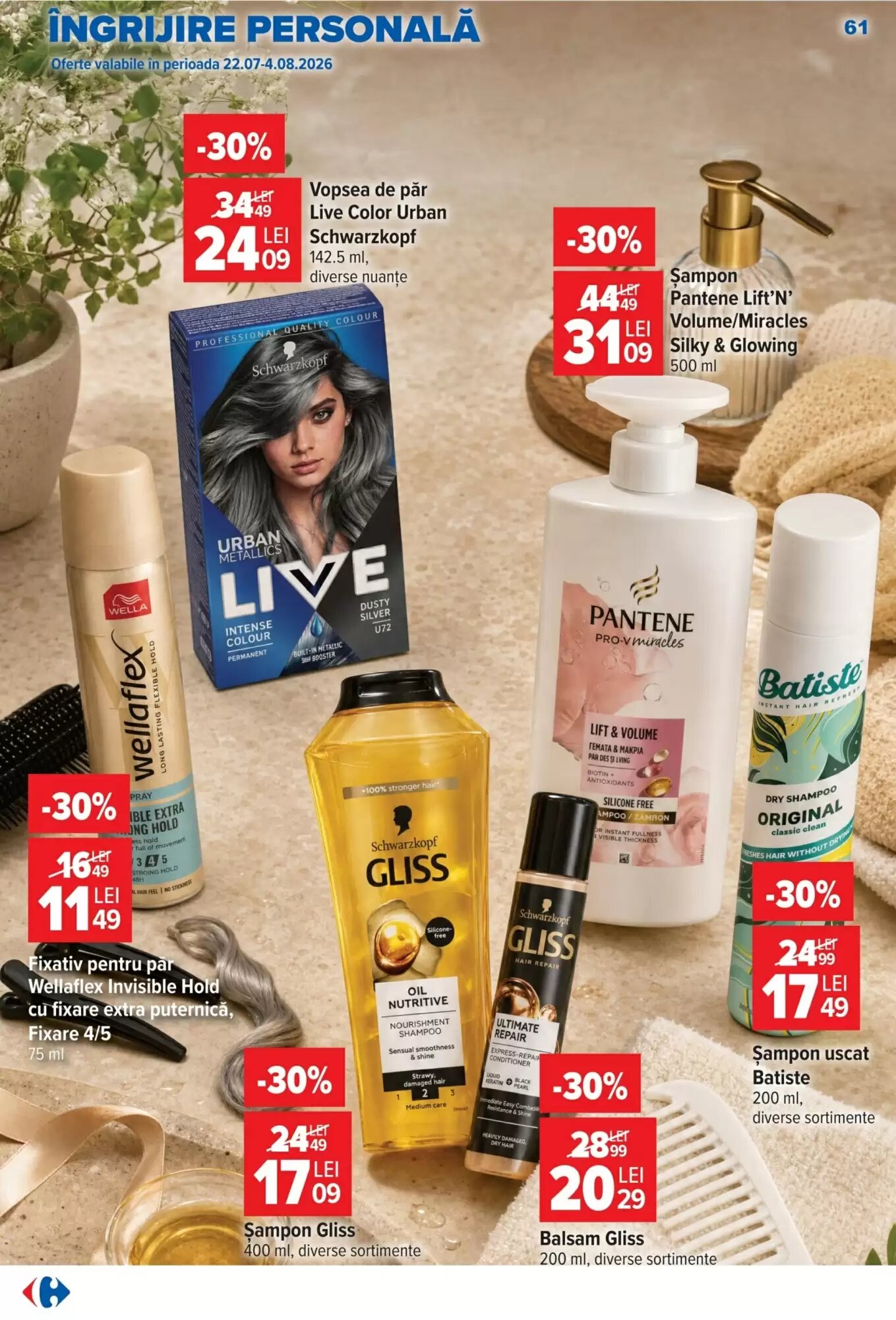 Catalogul cu oferte Carrefour valabil de la 29.07.2026 - Pagina 61.