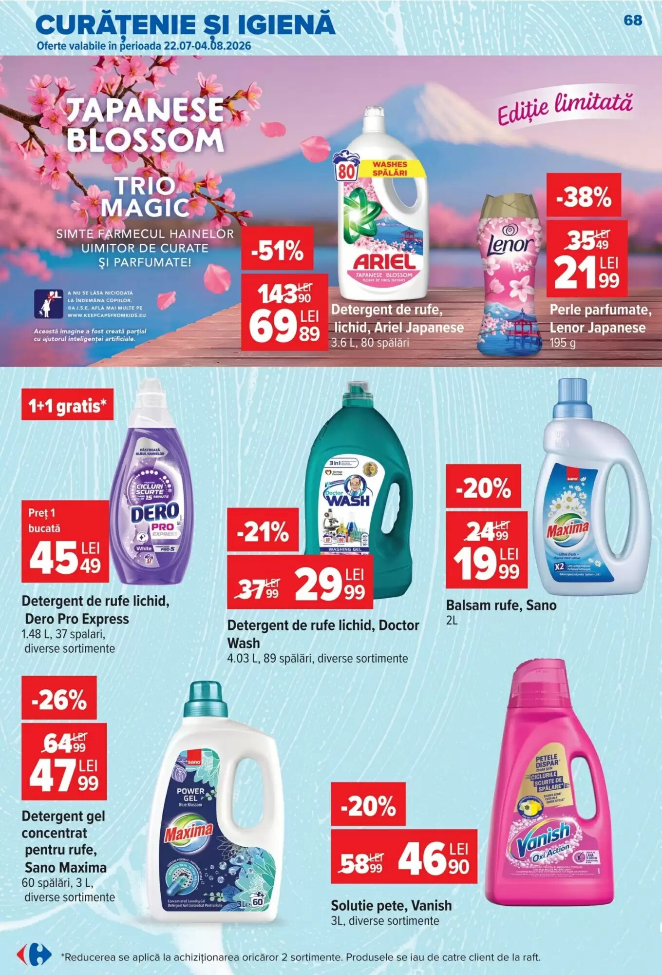 Catalogul cu oferte Carrefour valabil de la 29.07.2026 - Pagina 68.