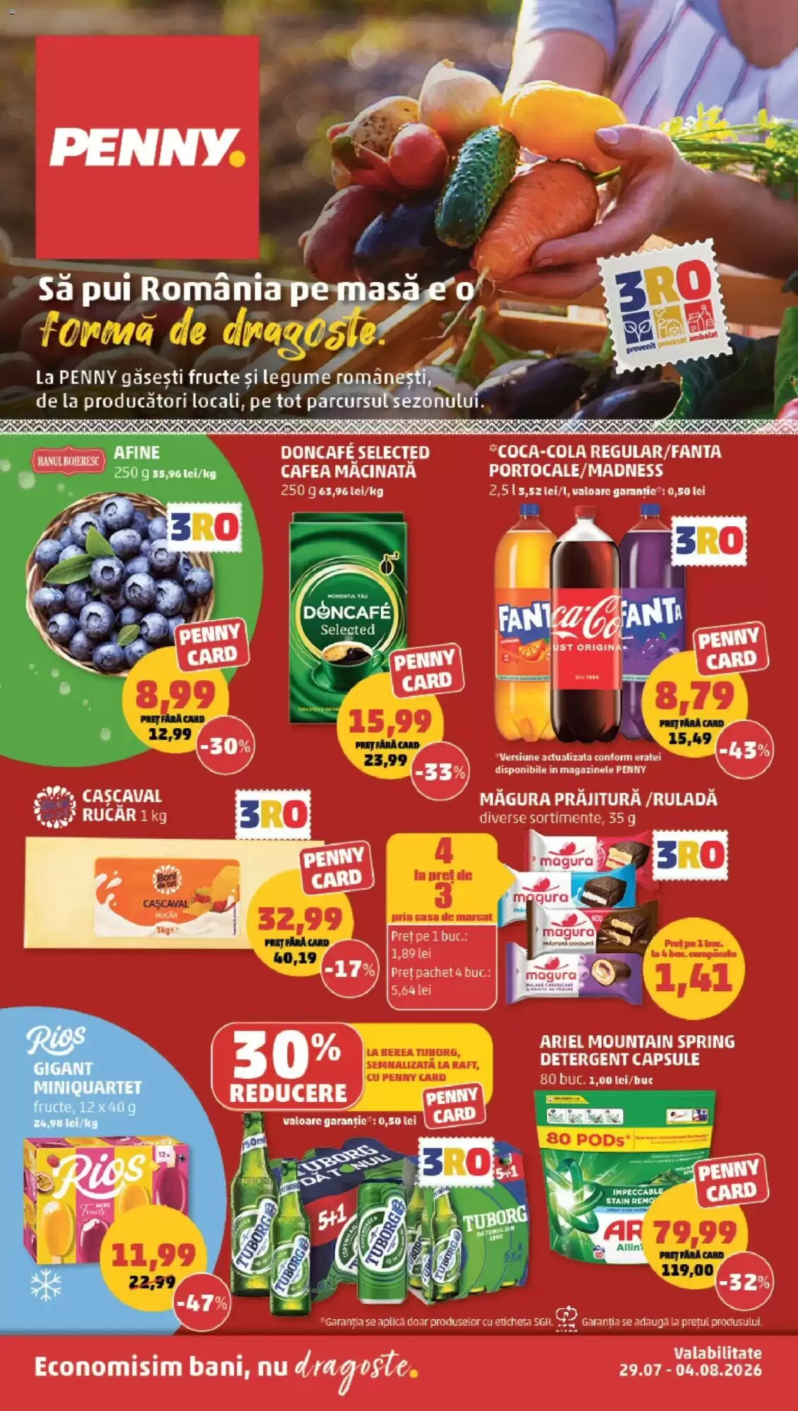Catalogul cu oferte Penny valabil de la 29.07.2026 - Pagina 1.