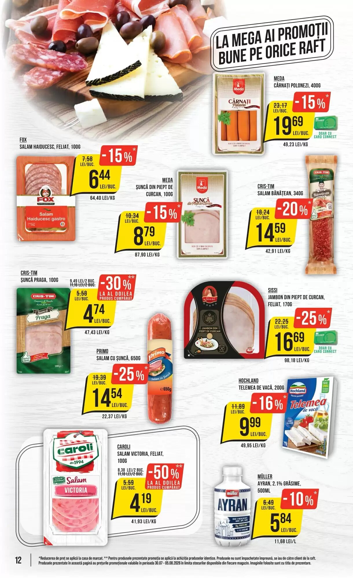 Catalogul cu oferte Mega Image valabil de la 30.07.2026 - Pagina 12.