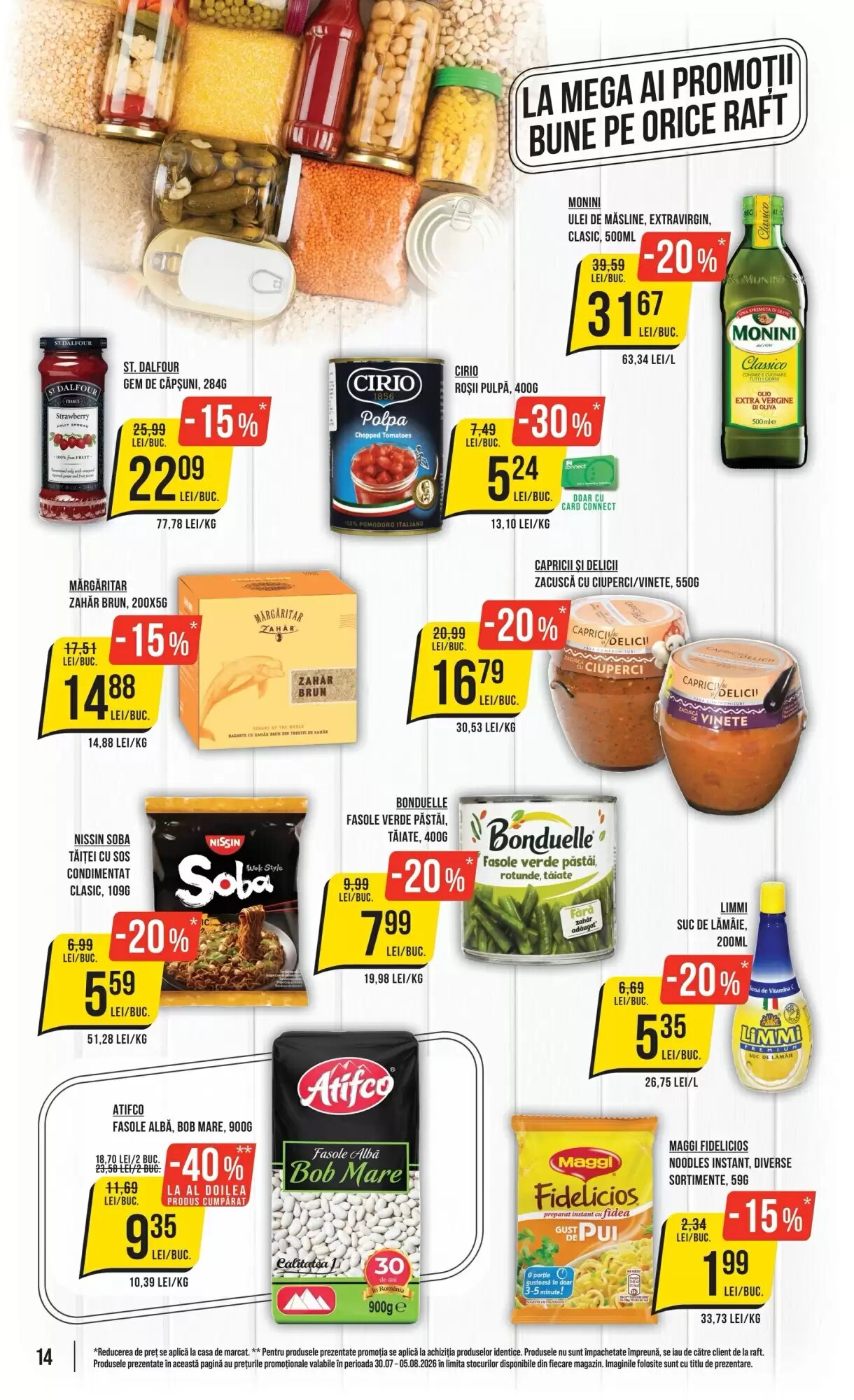 Catalogul cu oferte Mega Image valabil de la 30.07.2026 - Pagina 14.